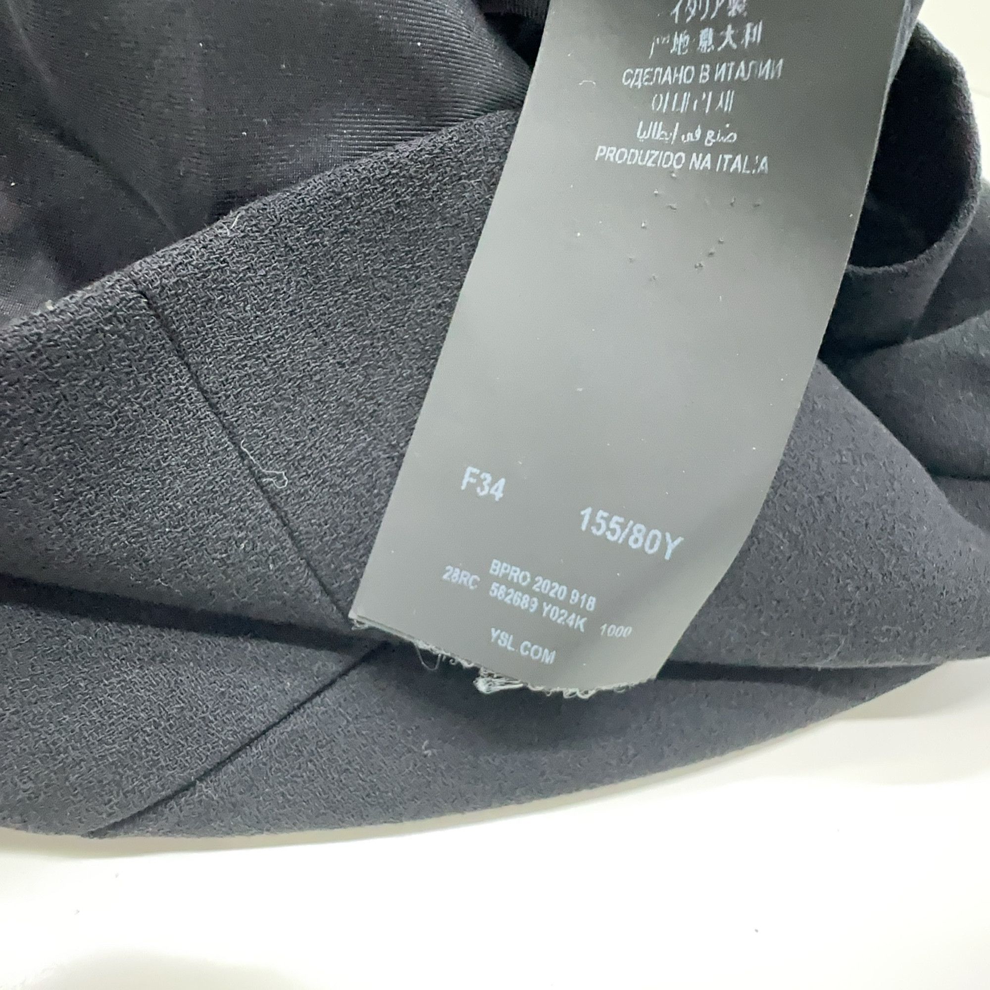 Saint Laurent Paris Saint Laurent Wool Mini Dress Size 34 Size XS / US 0-2 / IT 36-38 - 3 Thumbnail