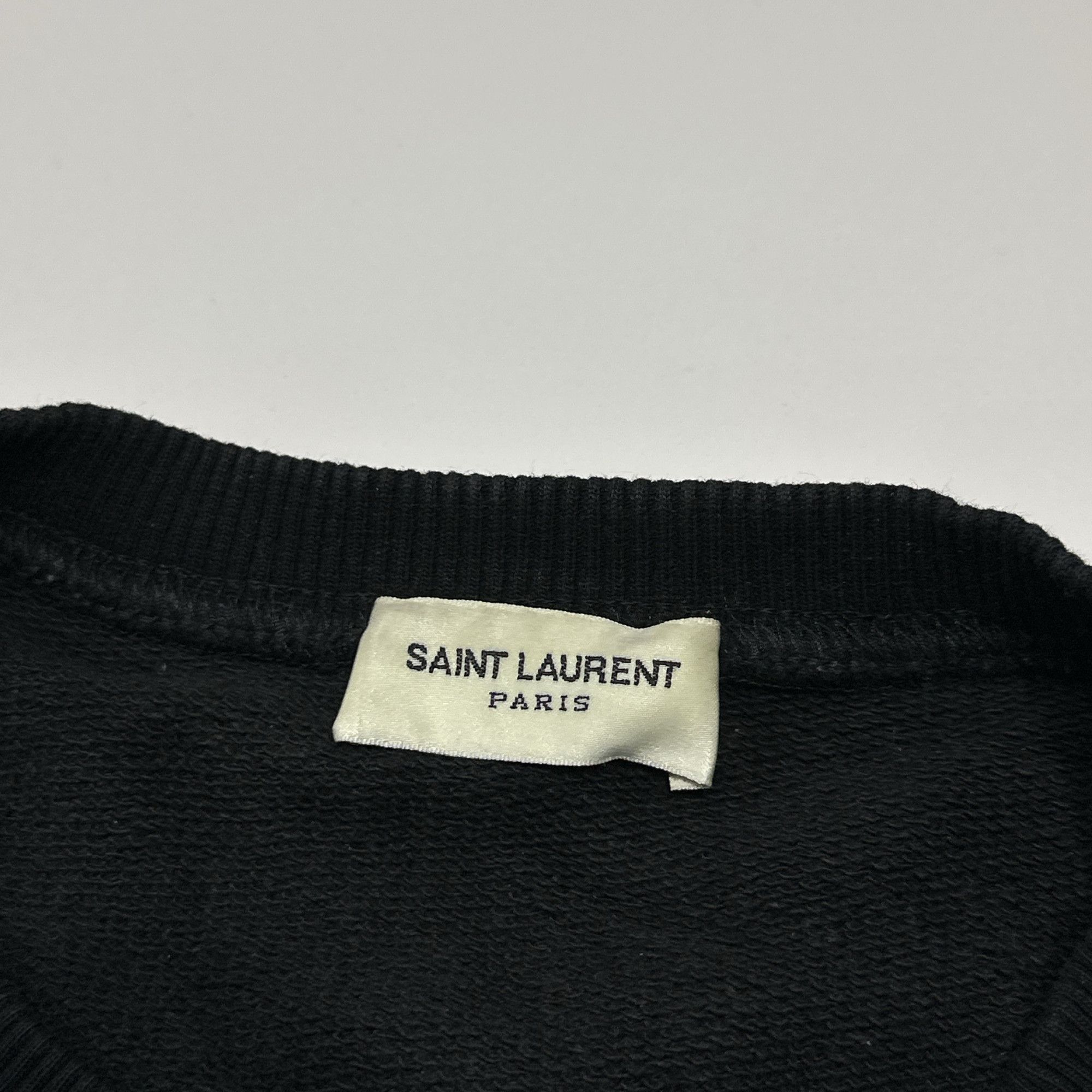 Saint Laurent Paris Saint Laurent Star Logo Sweatshirt Size L Size L / US 10 / IT 46 - 3 Thumbnail