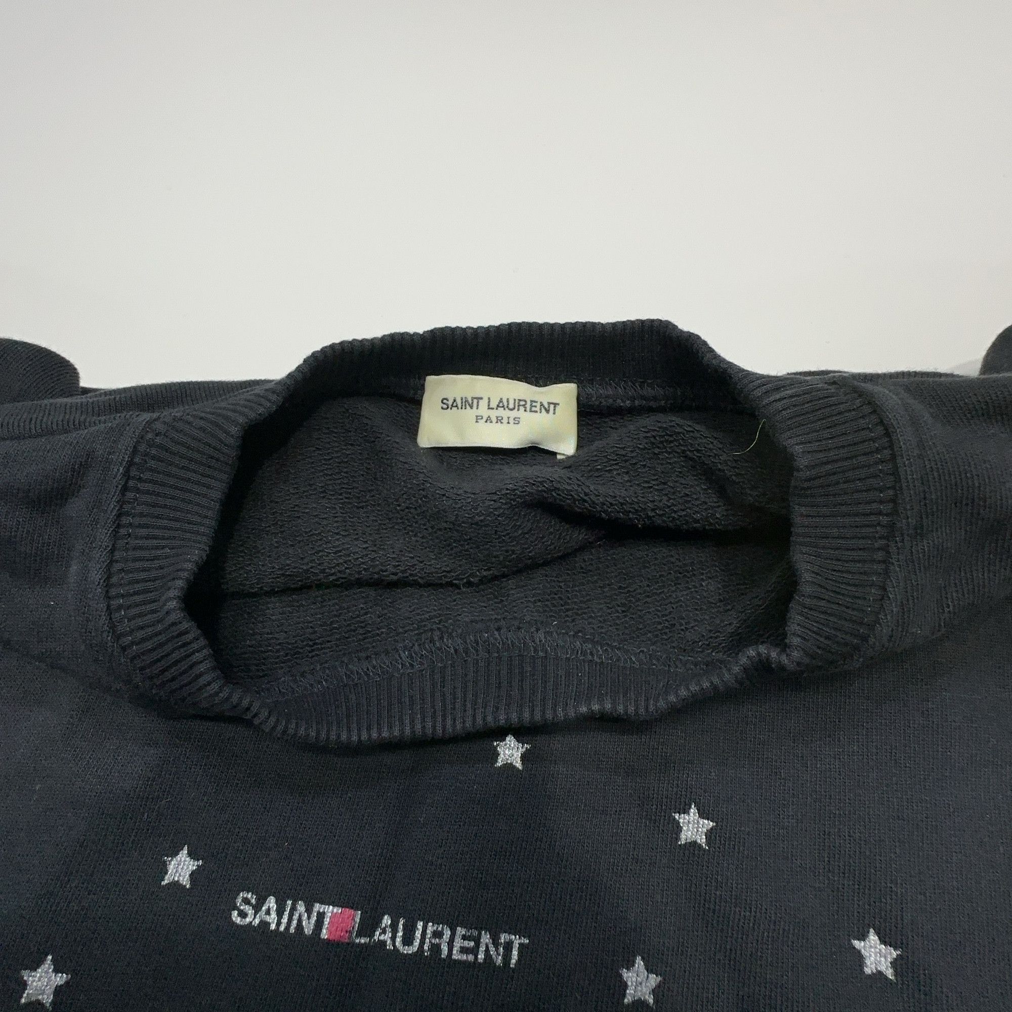 Saint Laurent Paris Saint Laurent Star Logo Sweatshirt Size L Size L / US 10 / IT 46 - 5 Thumbnail