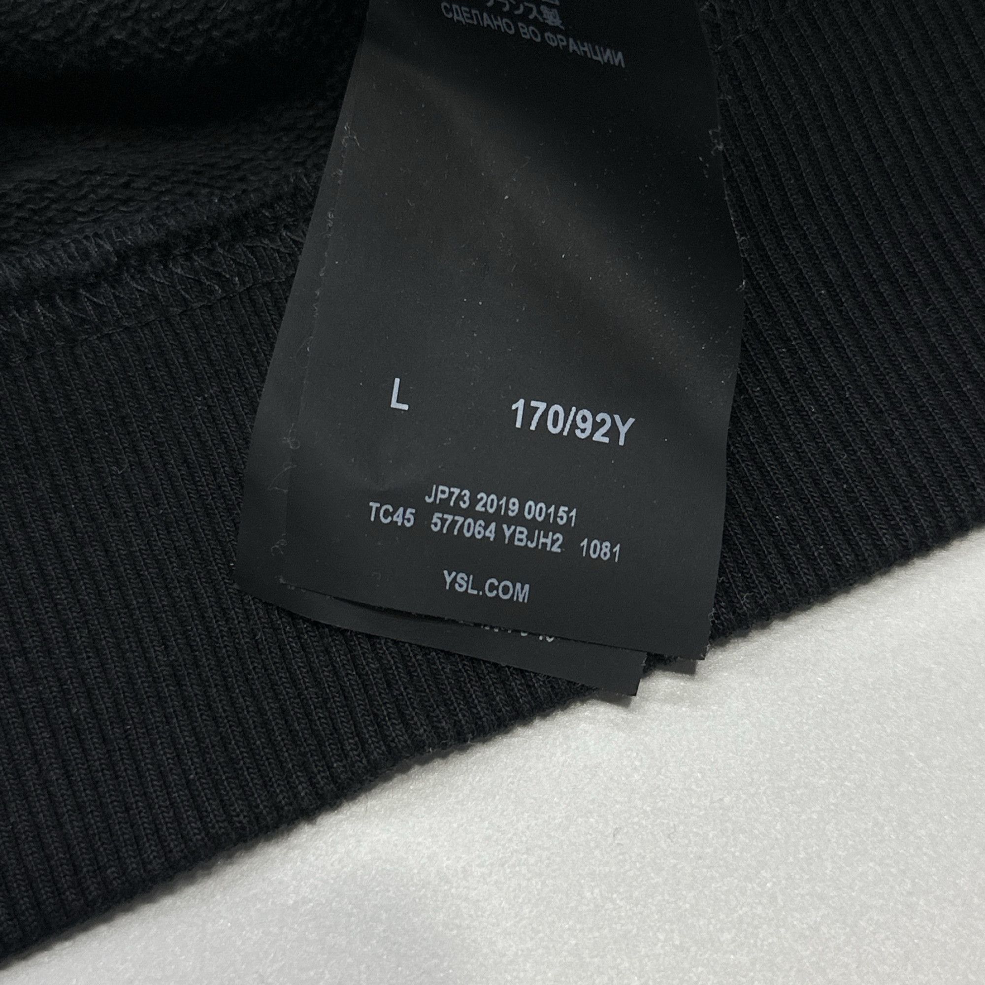 Saint Laurent Paris Saint Laurent Star Logo Sweatshirt Size L Size L / US 10 / IT 46 - 4 Thumbnail