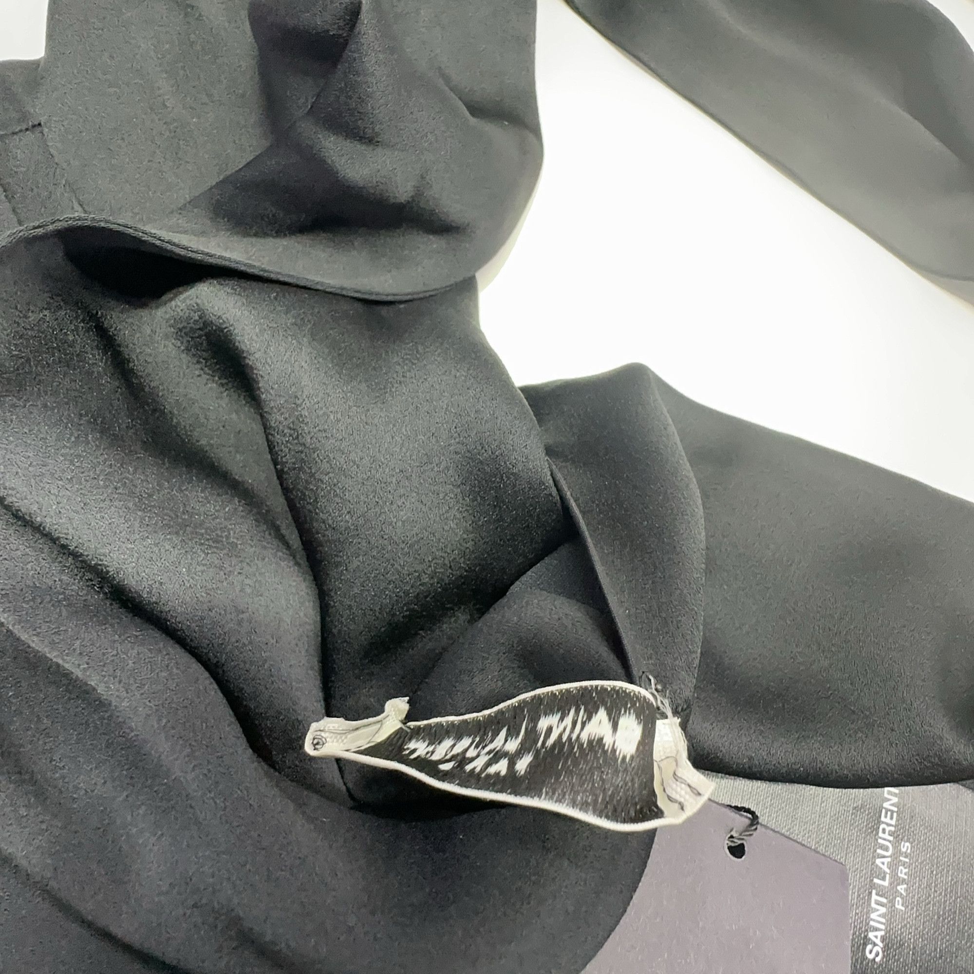 Saint Laurent Paris Saint Laurent Black Long Sleeve Blouse Size 36 Size XS / US 0-2 / IT 36-38 - 6 Thumbnail
