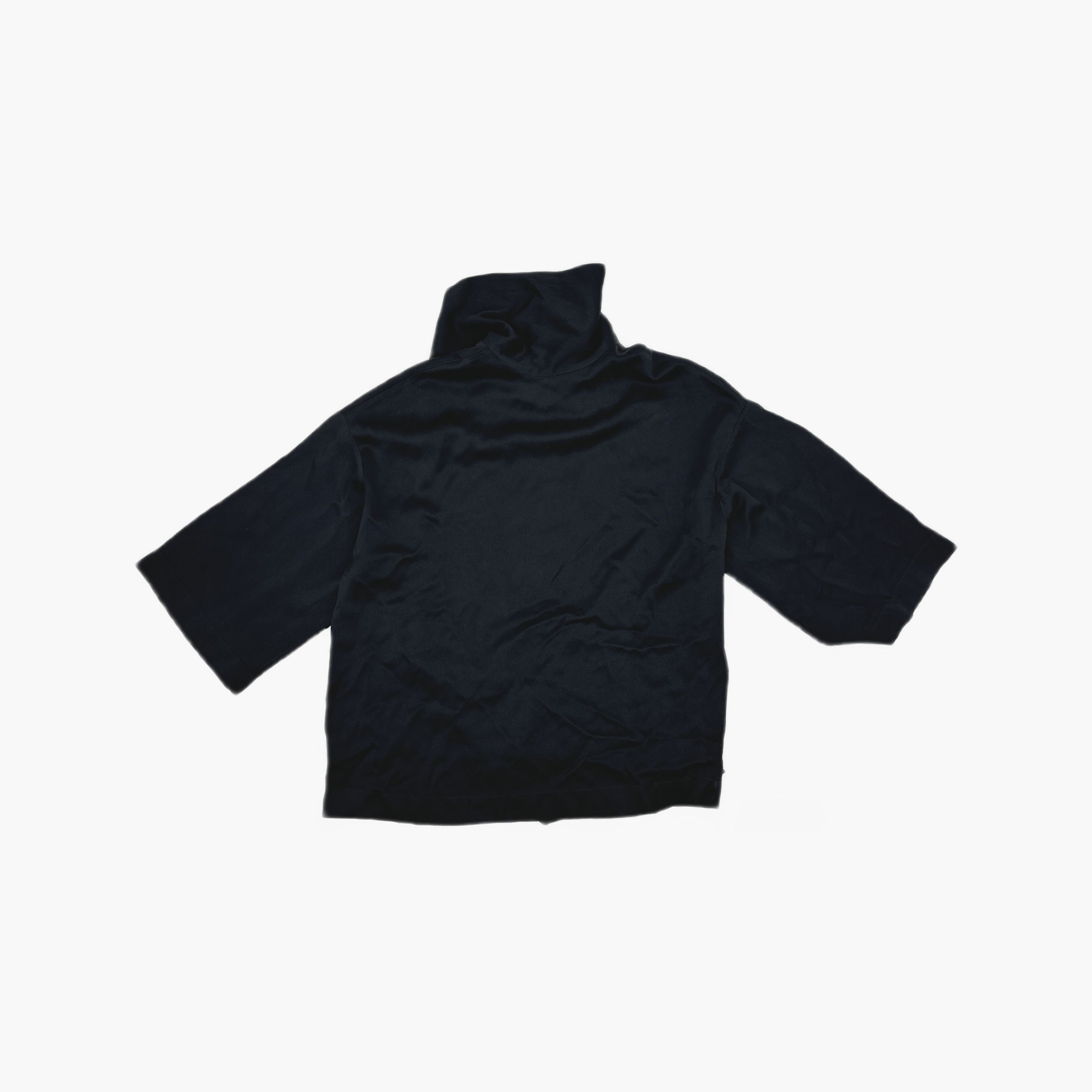 Saint Laurent Paris Saint Laurent Black Long Sleeve Blouse Size 36 Size XS / US 0-2 / IT 36-38 - 2 Thumbnail