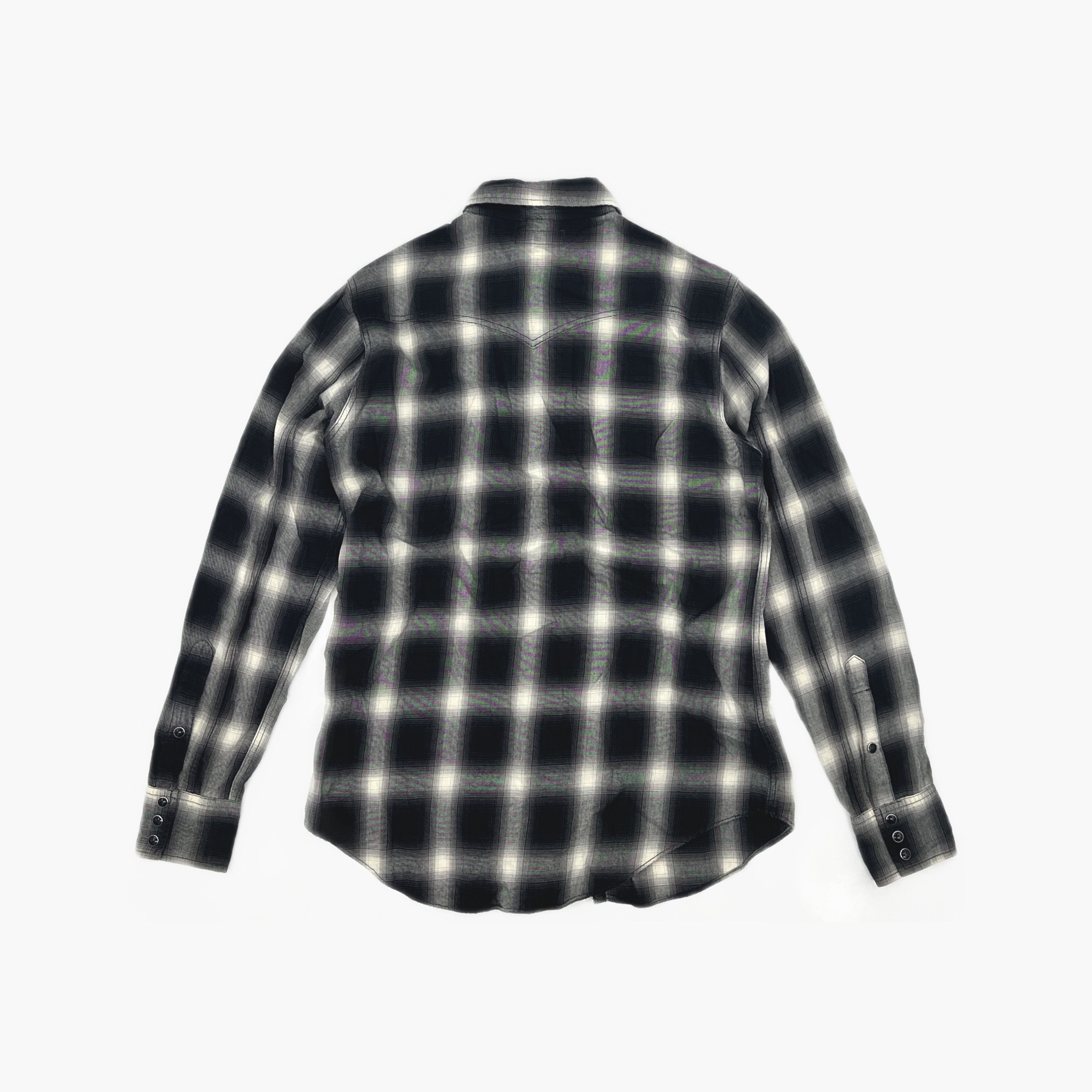 Saint Laurent Paris Saint Laurent Plaid Long Sleeve Shirt S Size US S / EU 44-46 / 1 - 2 Thumbnail