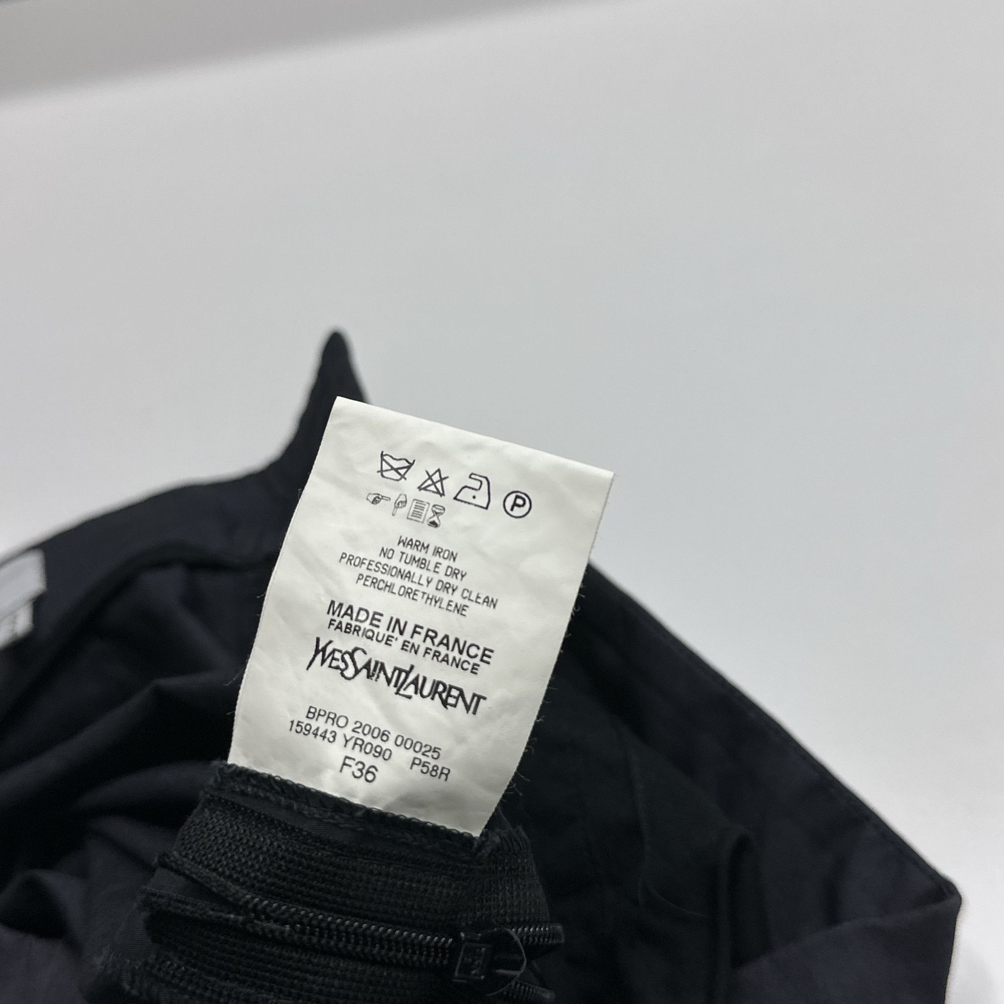 Saint Laurent Paris Saint Laurent Rive Gauche Trousers Size 36 Size 26" / US 2 / IT 38 - 4 Thumbnail