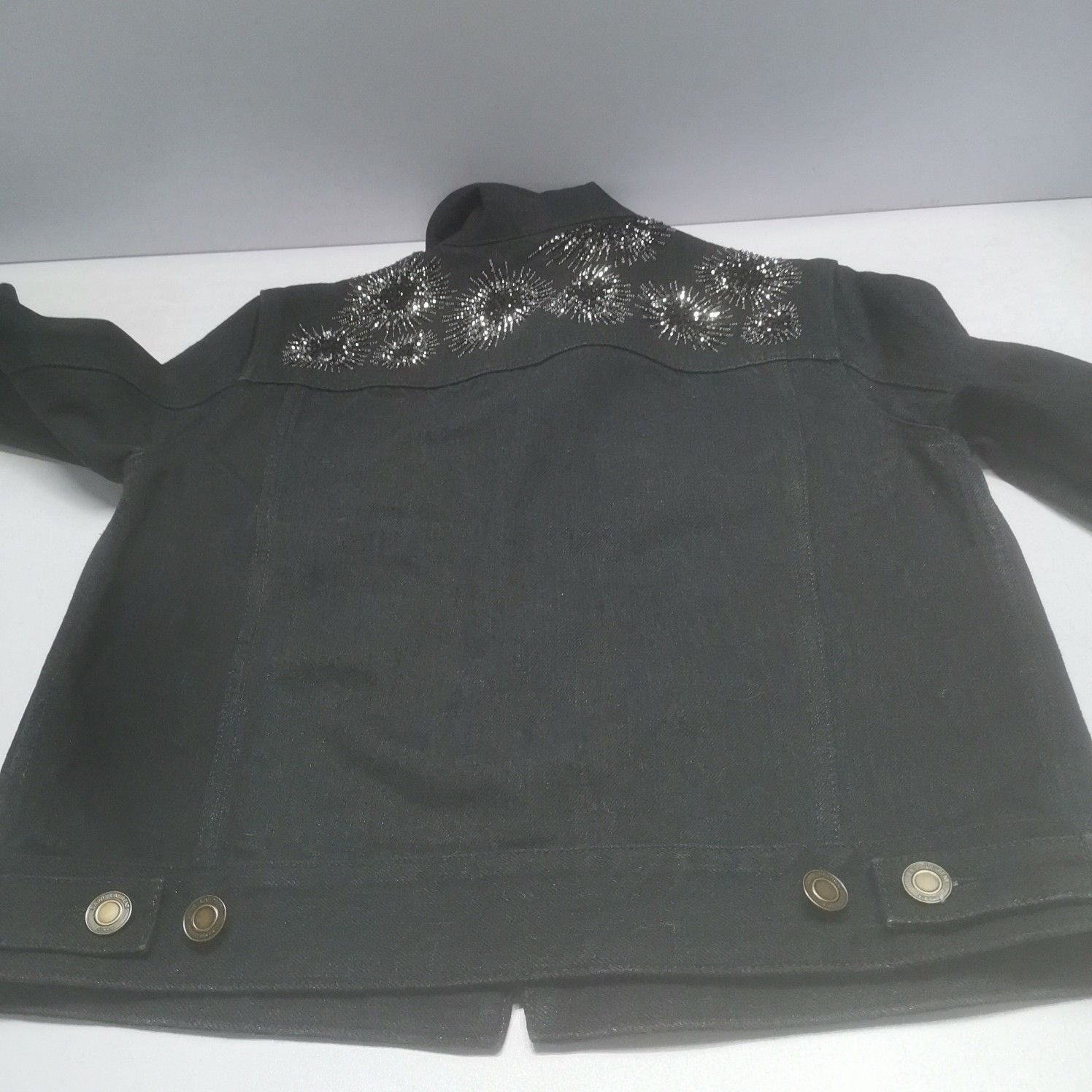 Saint Laurent Paris Saint Laurent Embellished Denim Jacket Size M Size M / US 6-8 / IT 42-44 - 11 Thumbnail