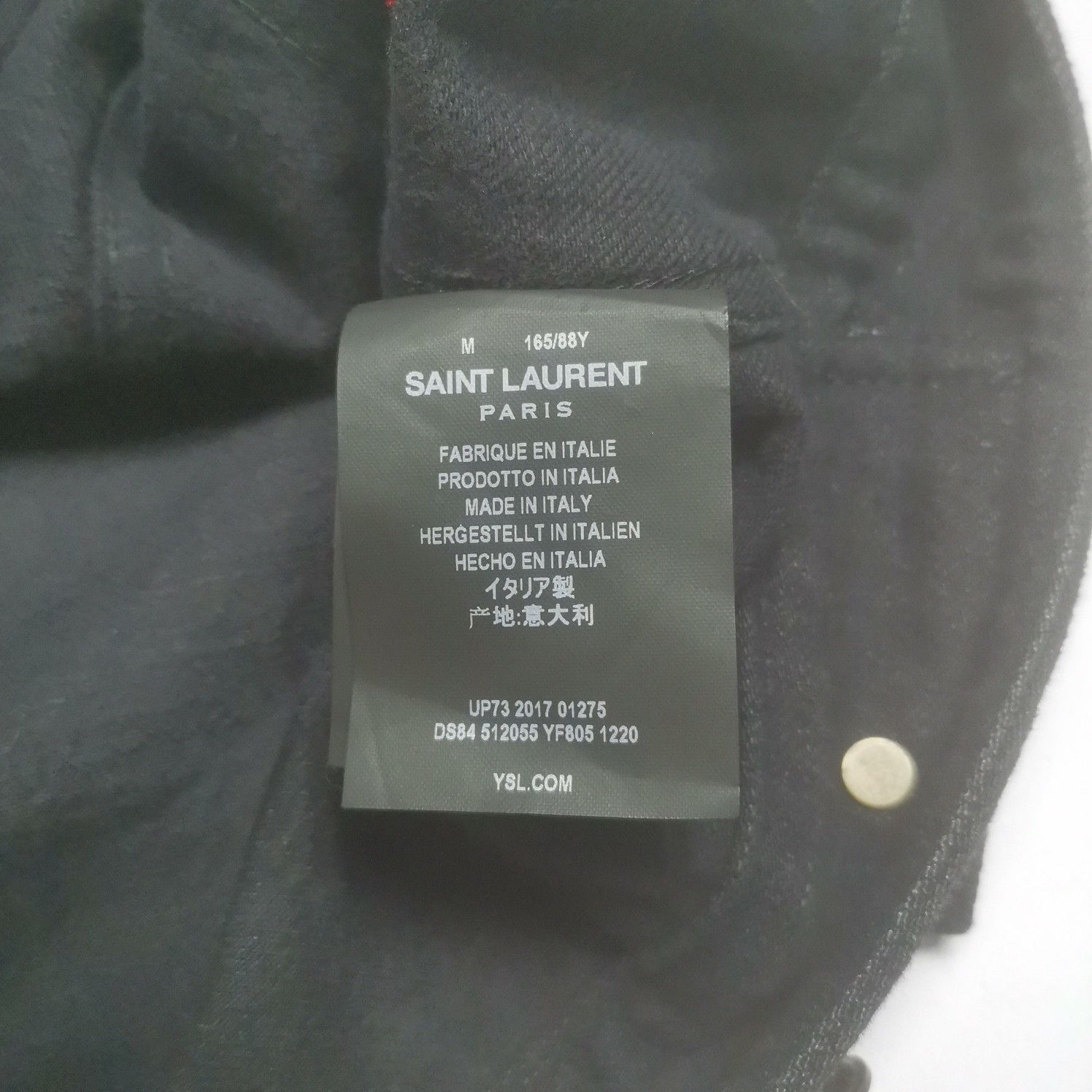 Saint Laurent Paris Saint Laurent Embellished Denim Jacket Size M Size M / US 6-8 / IT 42-44 - 4 Thumbnail