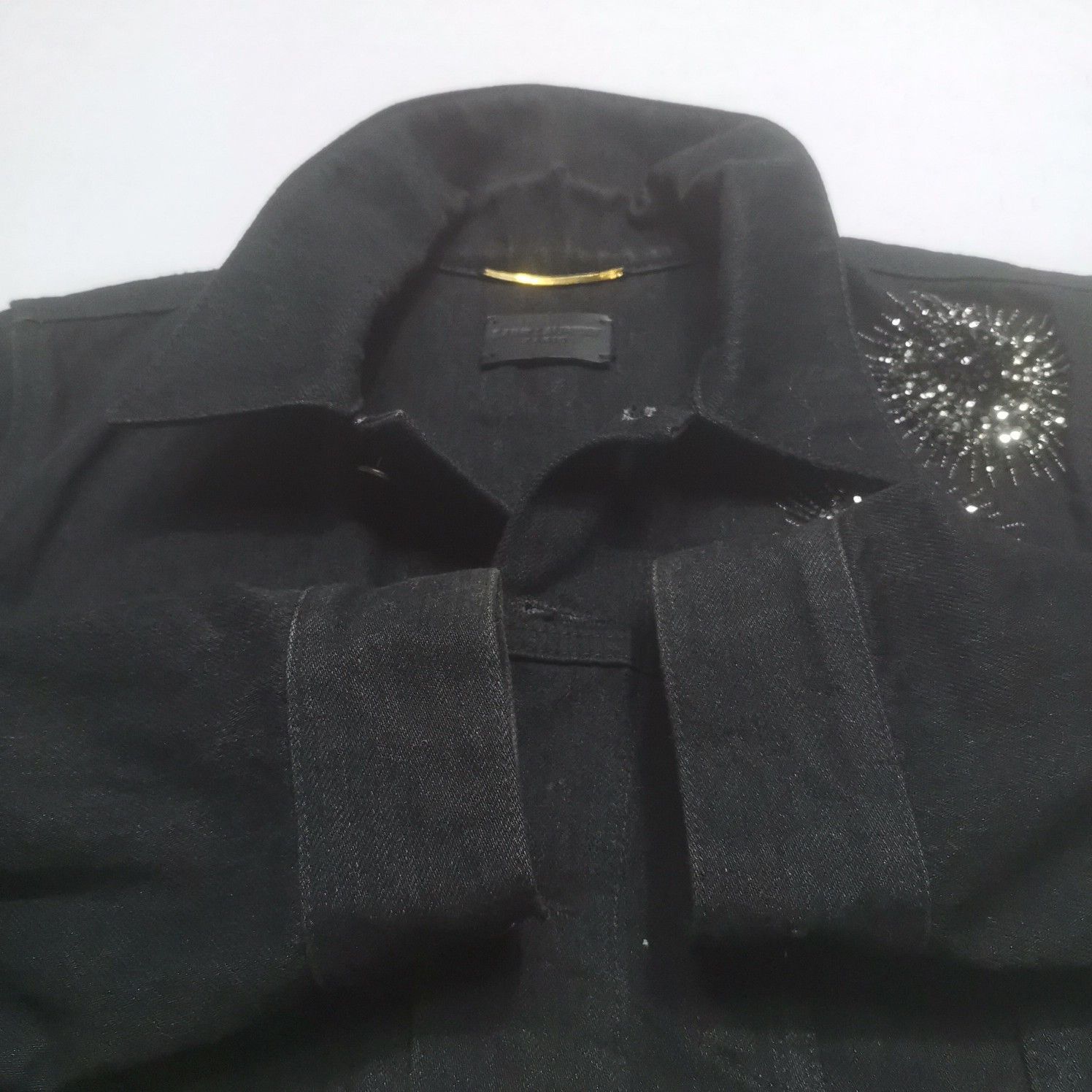 Saint Laurent Paris Saint Laurent Embellished Denim Jacket Size M Size M / US 6-8 / IT 42-44 - 8 Thumbnail