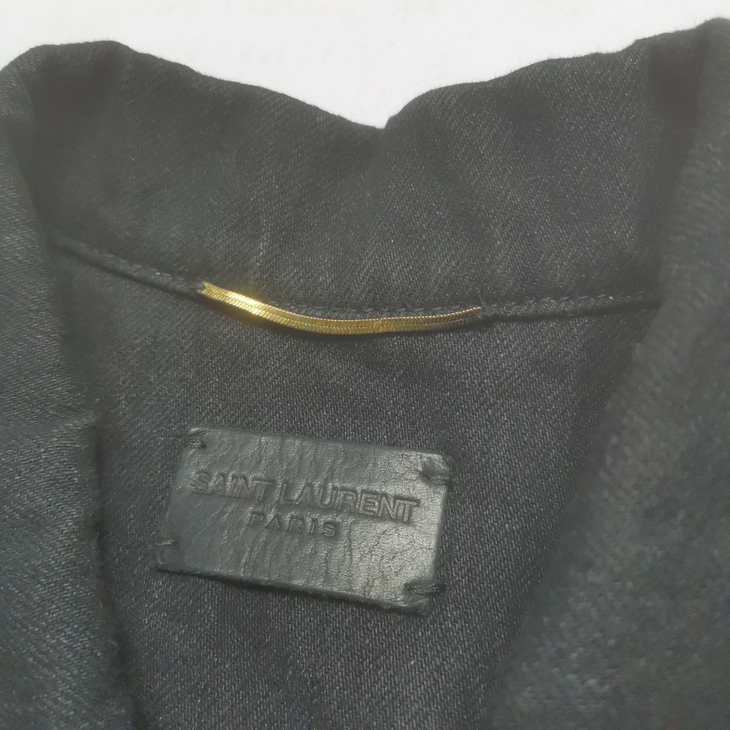 Saint Laurent Paris Saint Laurent Embellished Denim Jacket Size M Size M / US 6-8 / IT 42-44 - 3 Thumbnail