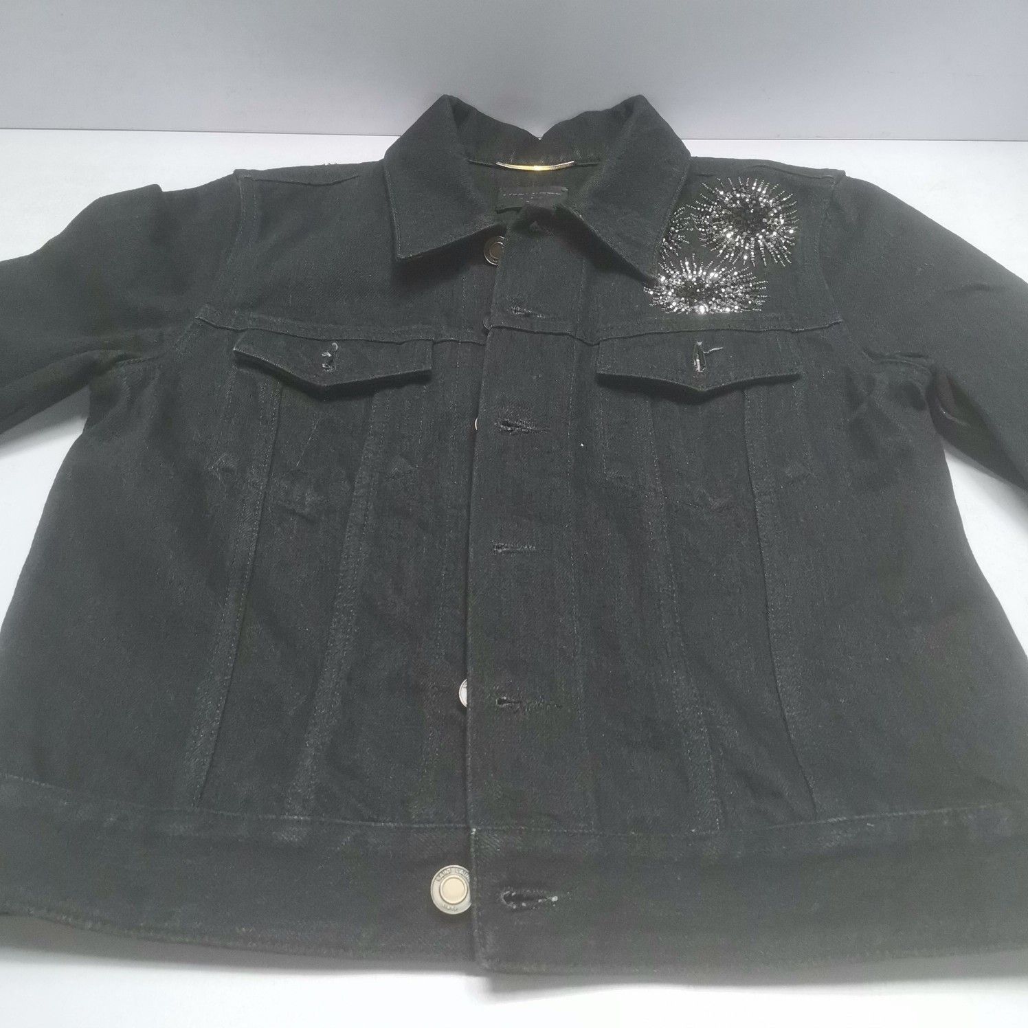 Saint Laurent Paris Saint Laurent Embellished Denim Jacket Size M Size M / US 6-8 / IT 42-44 - 12 Thumbnail