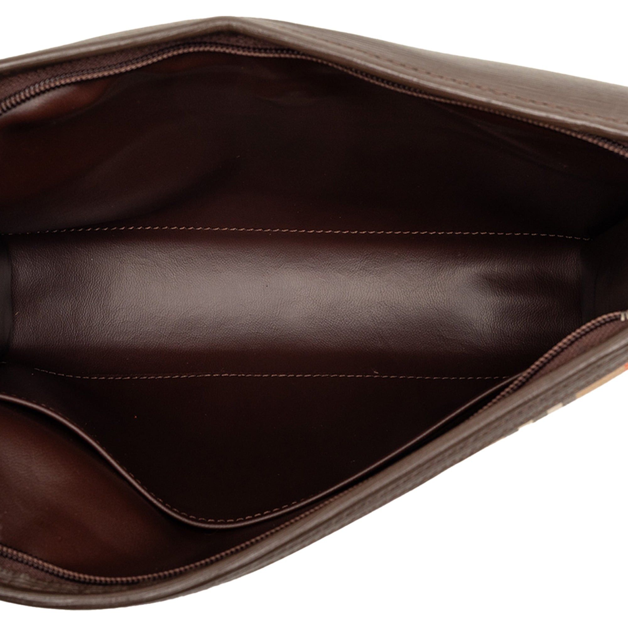 Burberry Haymarket Check Canvas Clutch Size ONE SIZE - 4 Thumbnail