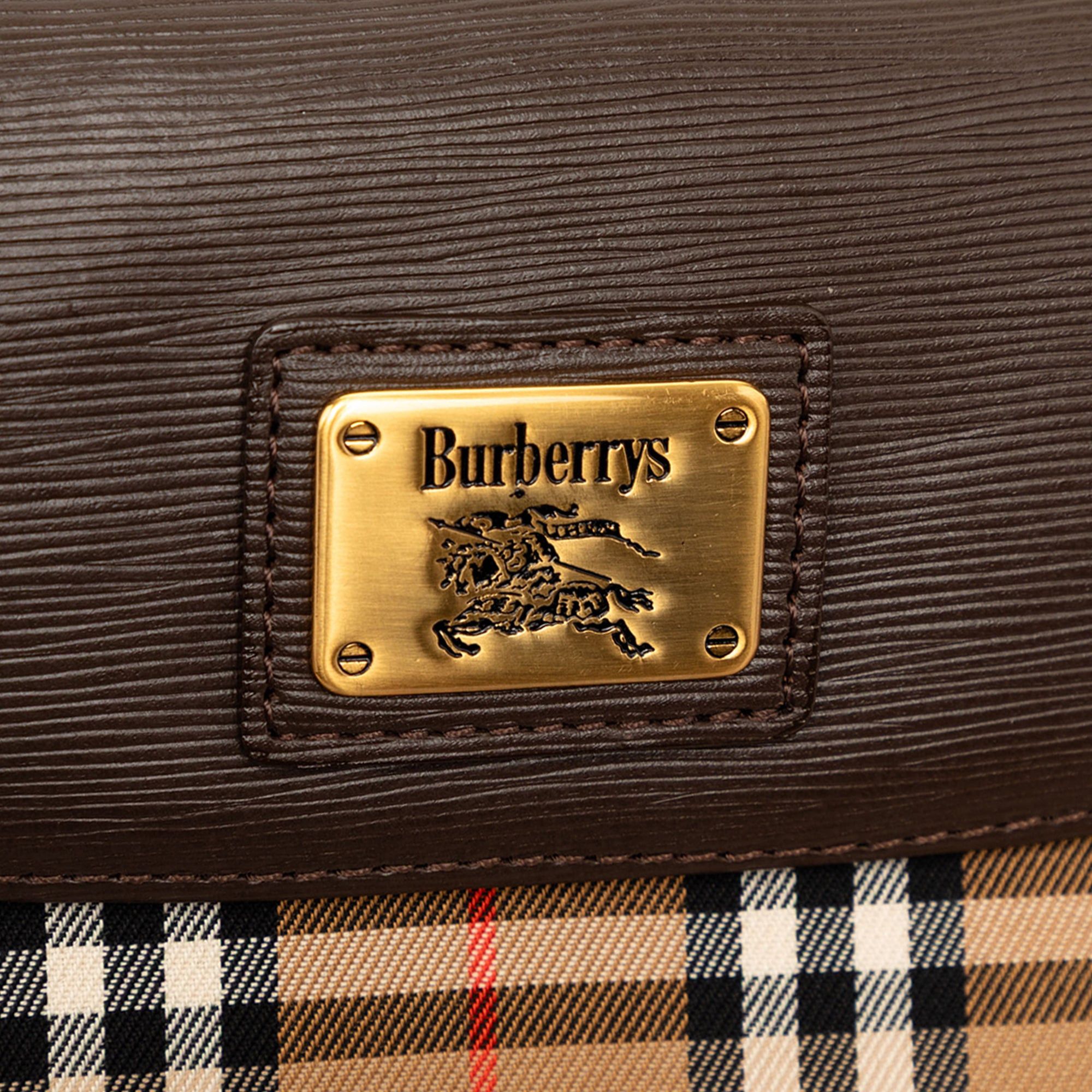 Burberry Haymarket Check Canvas Clutch Size ONE SIZE - 5 Thumbnail