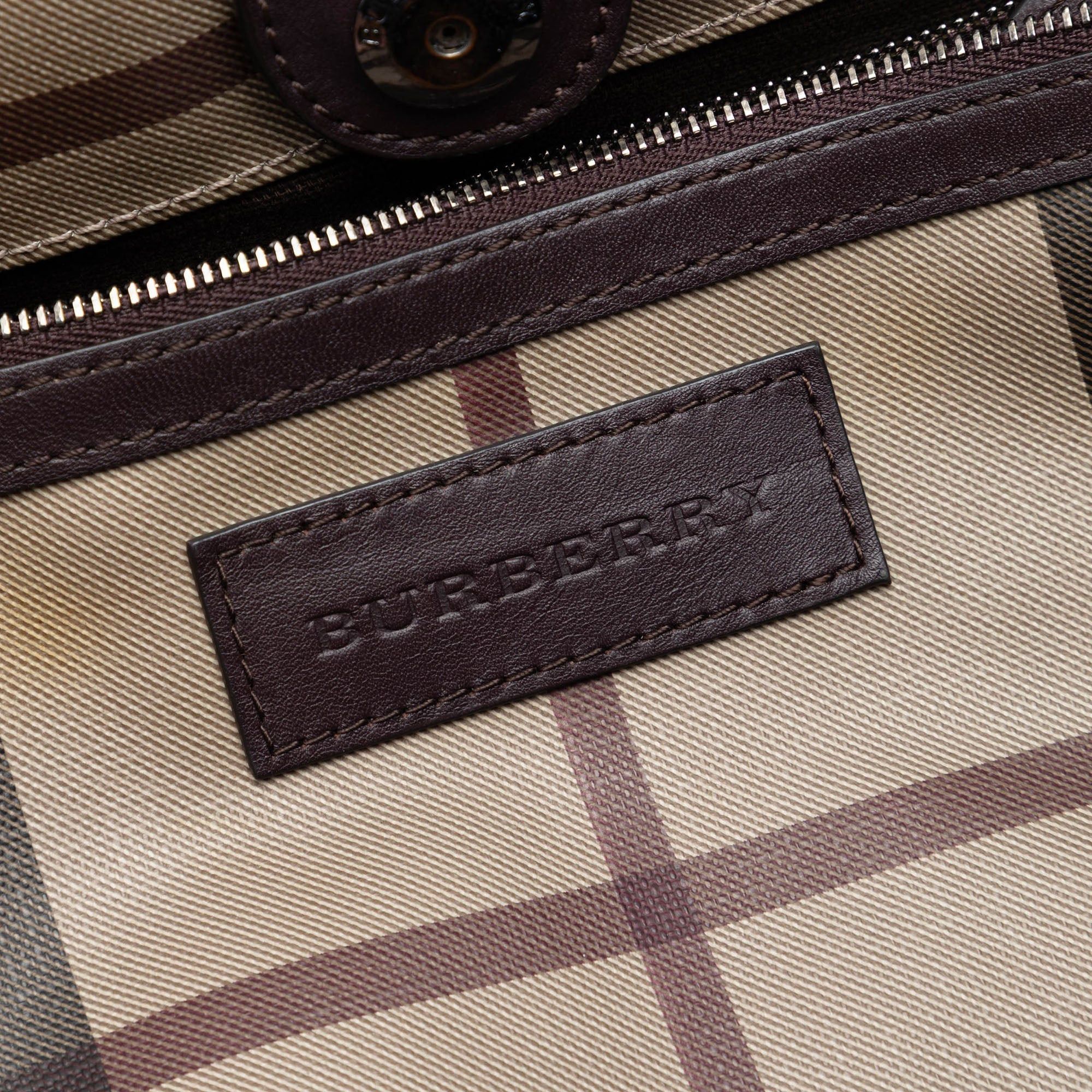 Burberry Small Smoke Check Coated Canvas Canterbury Tote Size ONE SIZE - 5 Thumbnail