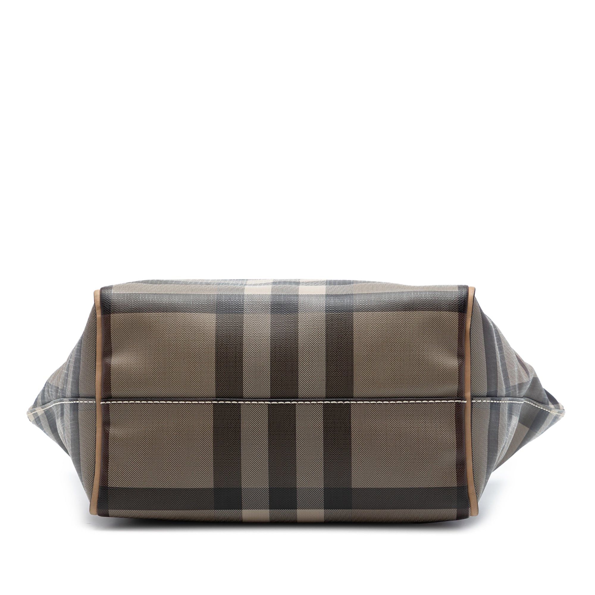 Burberry Small Smoke Check Coated Canvas Salisbury Tote Size ONE SIZE - 3 Thumbnail