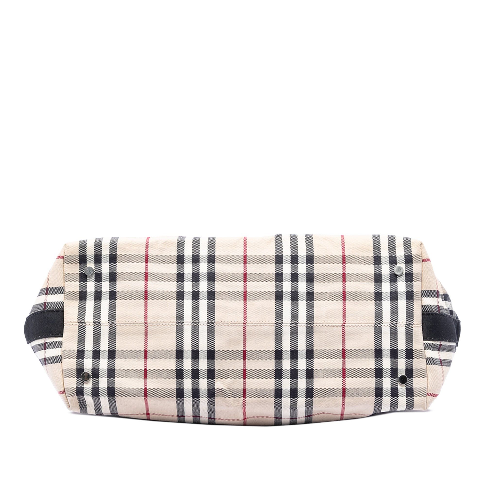 Burberry House Check Canvas Tote Size ONE SIZE - 3 Thumbnail