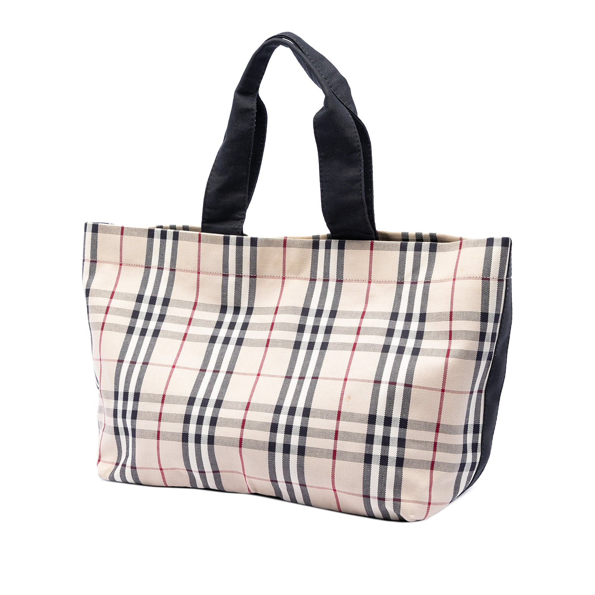 Burberry House Check Canvas Tote Size ONE SIZE - 2 Thumbnail