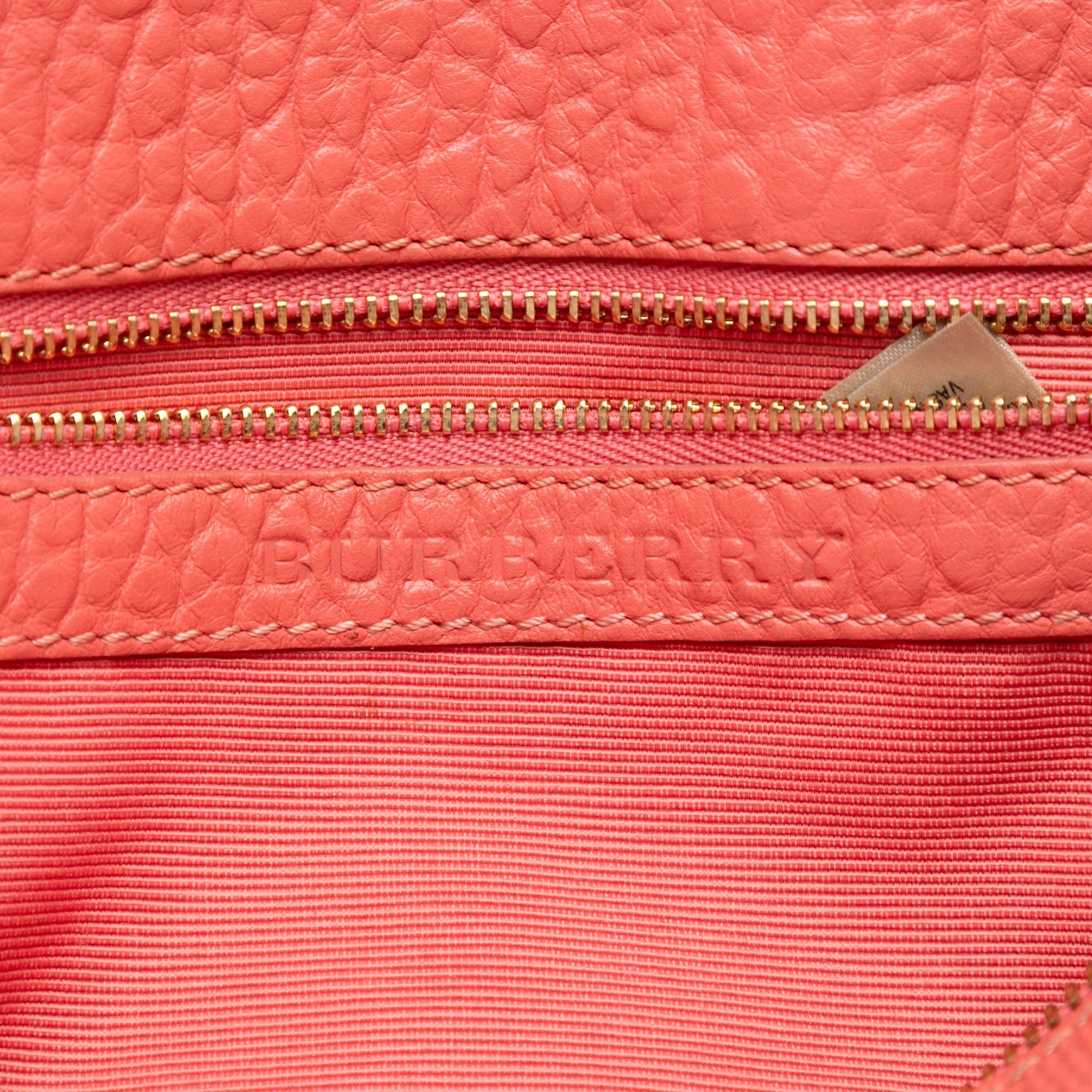 Burberry Small Grain Check Embossed Leather Chichester Crossbody Size ONE SIZE - 5 Thumbnail