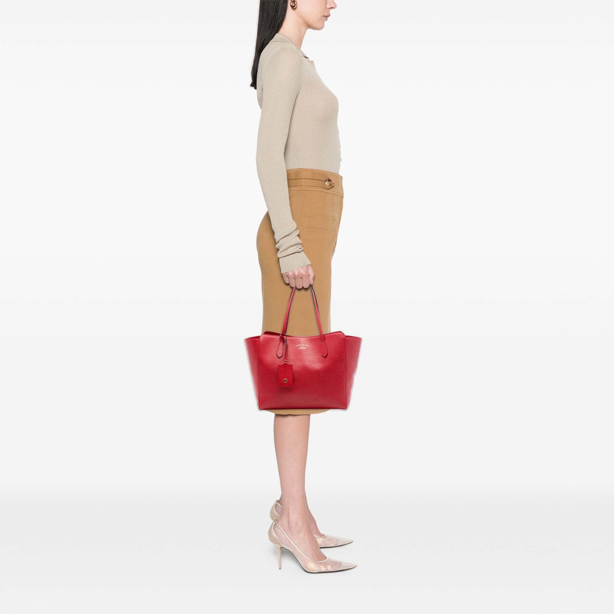 Gucci Medium Leather Swing Tote Size ONE SIZE - 6 Thumbnail