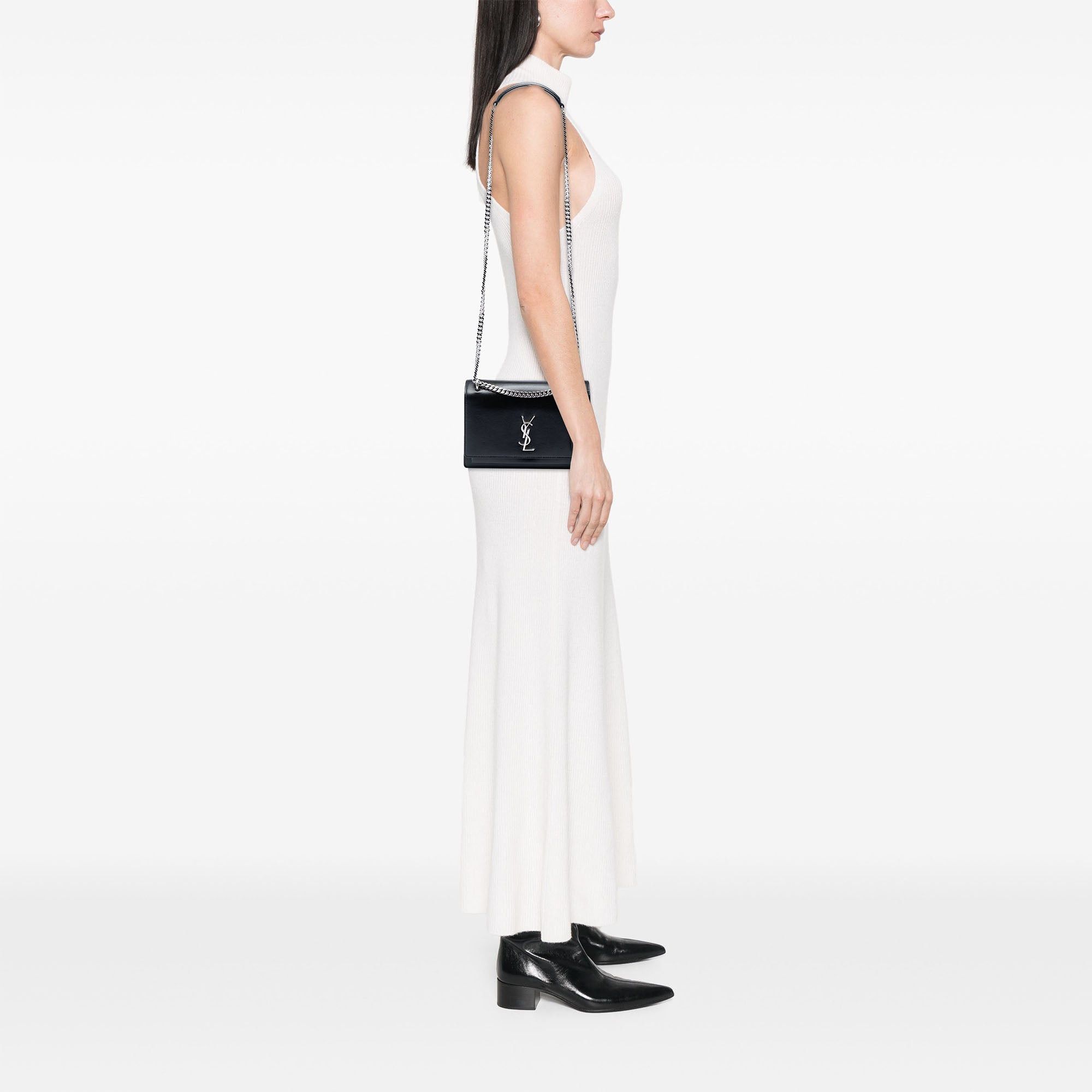 Saint Laurent Paris Medium Calfskin Monogram Sunset Crossbody Size ONE SIZE - 6 Thumbnail