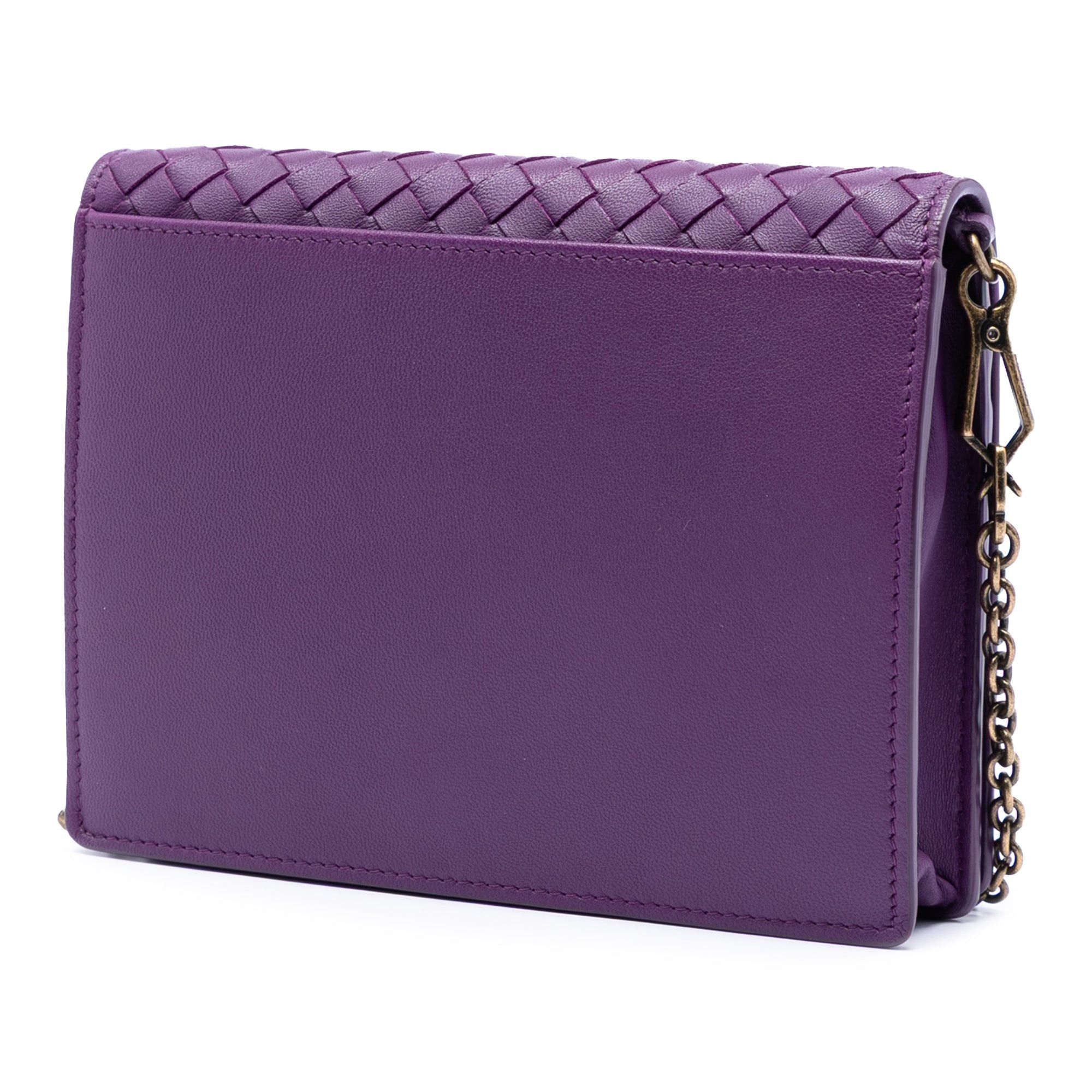 Bottega Veneta Nappa Intrecciato Wallet On Chain Size ONE SIZE - 2 Thumbnail