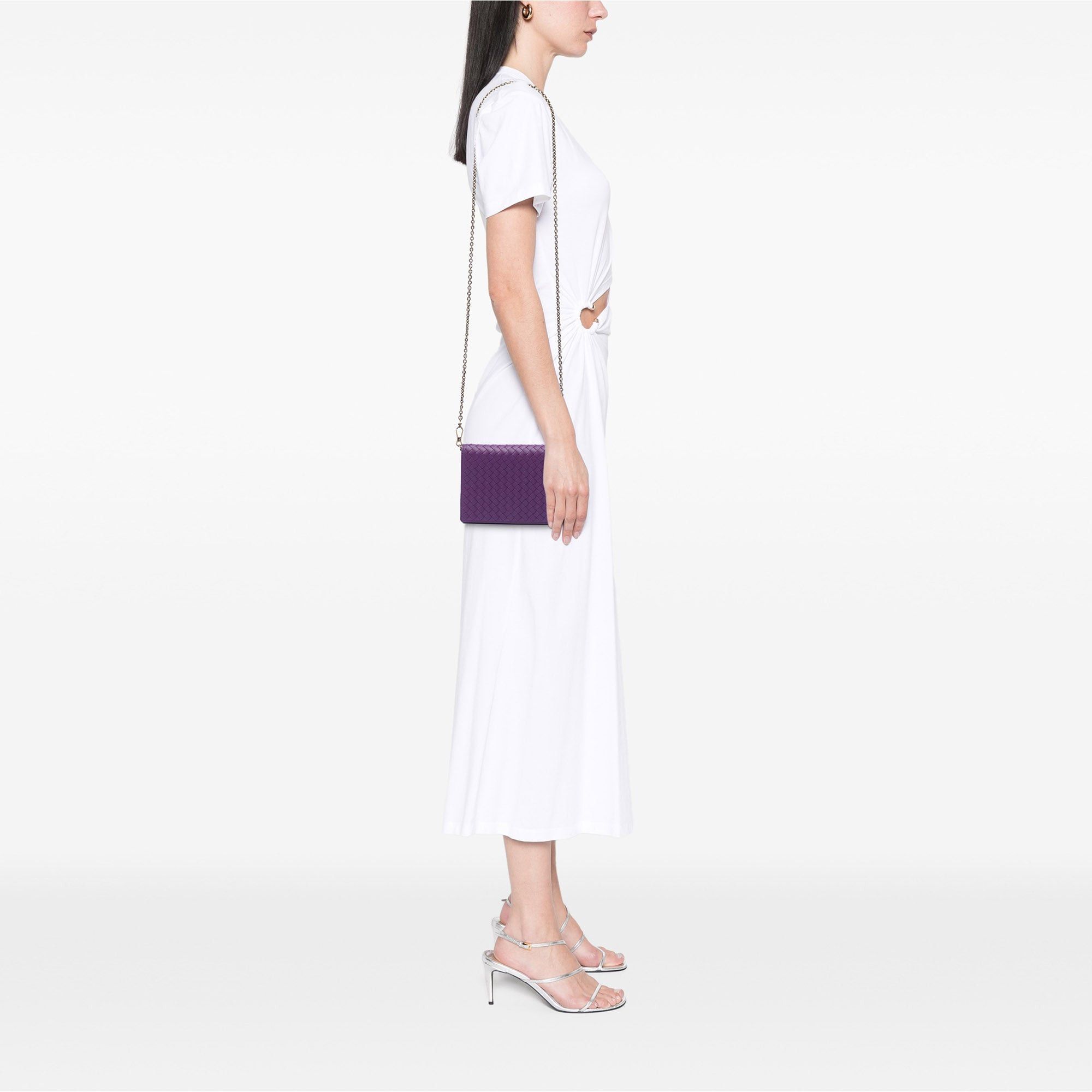 Bottega Veneta Nappa Intrecciato Wallet On Chain Size ONE SIZE - 7 Thumbnail