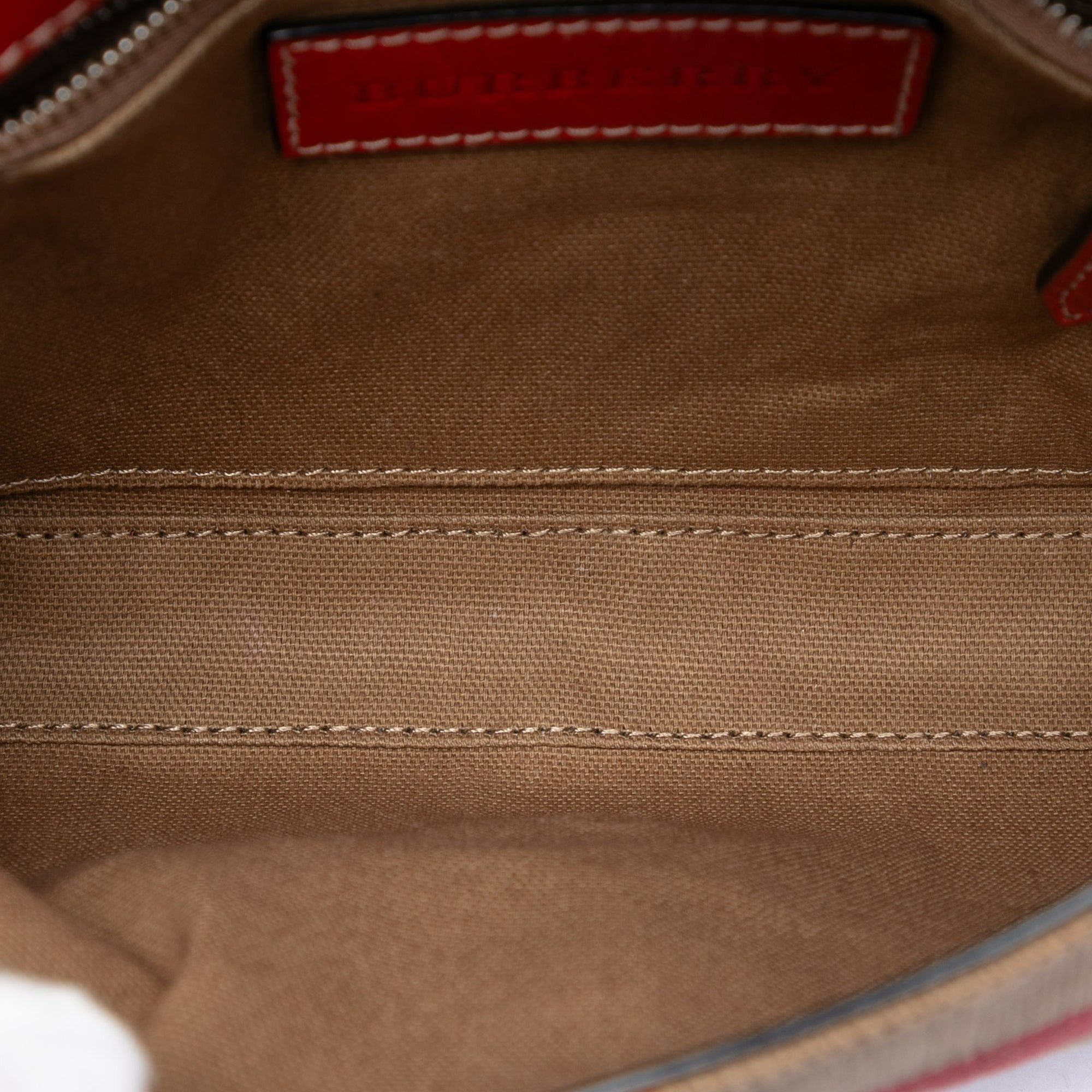 Burberry Leather and House Check Canvas Henham Crossbody Size ONE SIZE - 4 Thumbnail