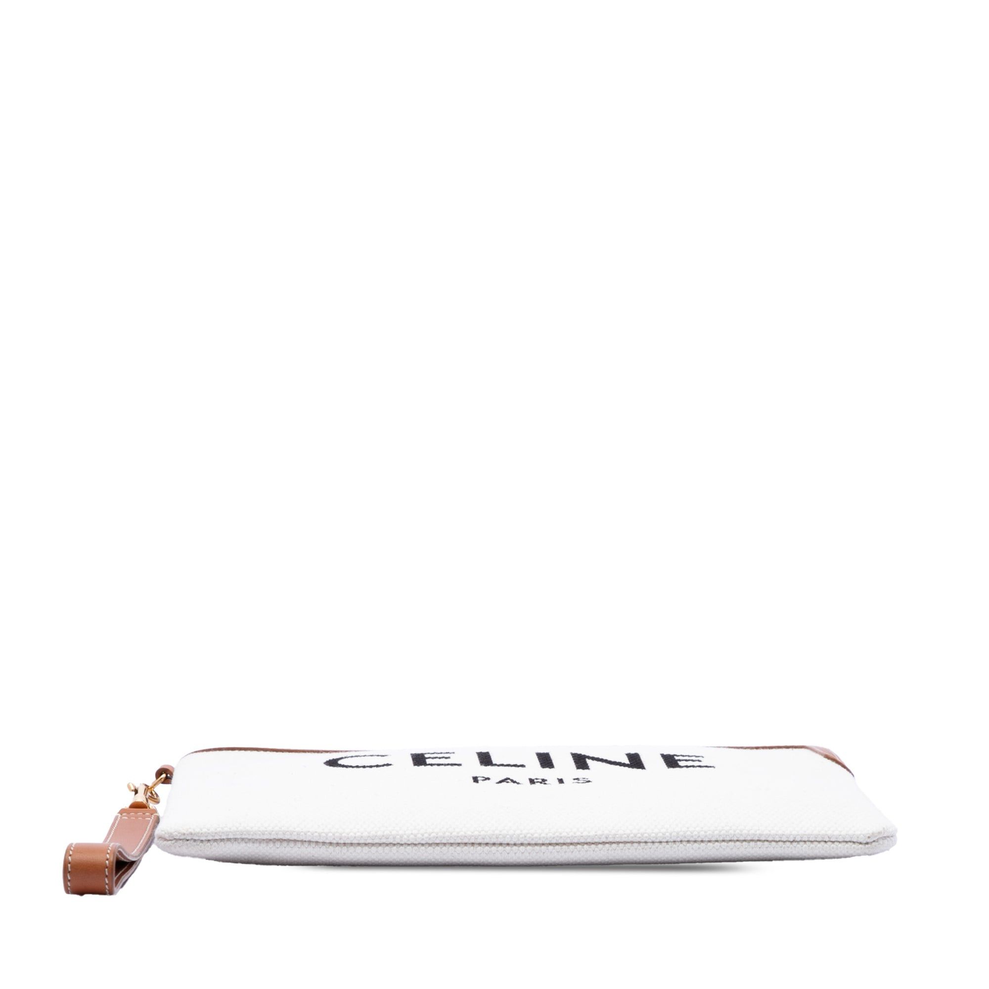 Celine Large Canvas Logo Pouch Size ONE SIZE - 3 Thumbnail