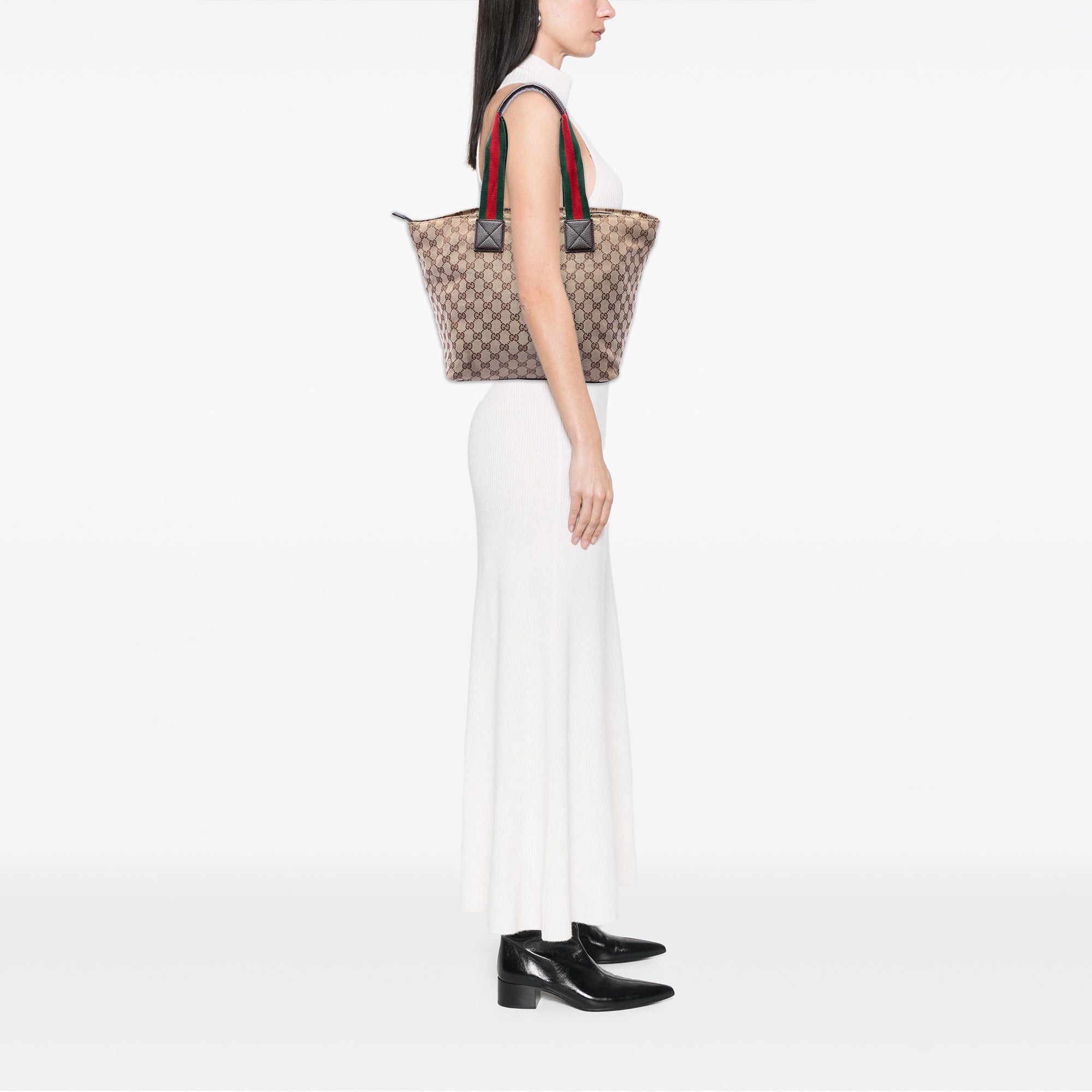 Gucci GG Canvas Web Tote Size ONE SIZE - 7 Thumbnail