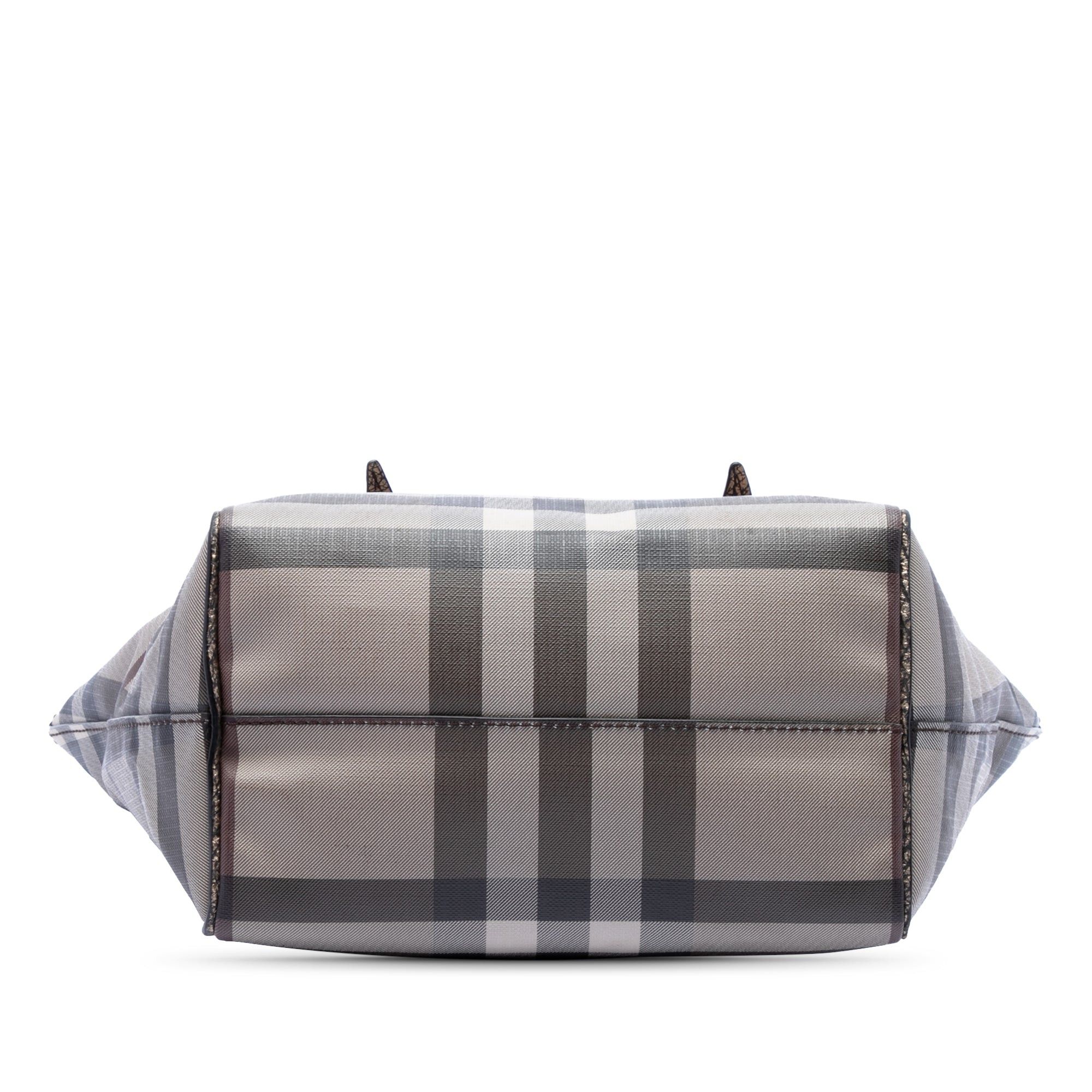 Burberry Small Smoke Check Coated Canvas Salisbury Tote Size ONE SIZE - 3 Thumbnail