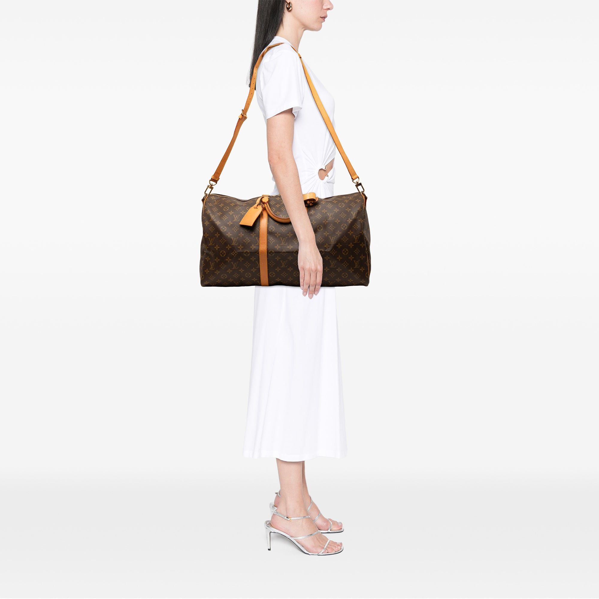 Louis Vuitton Monogram Keepall Bandouliere 55 Size ONE SIZE - 10 Thumbnail