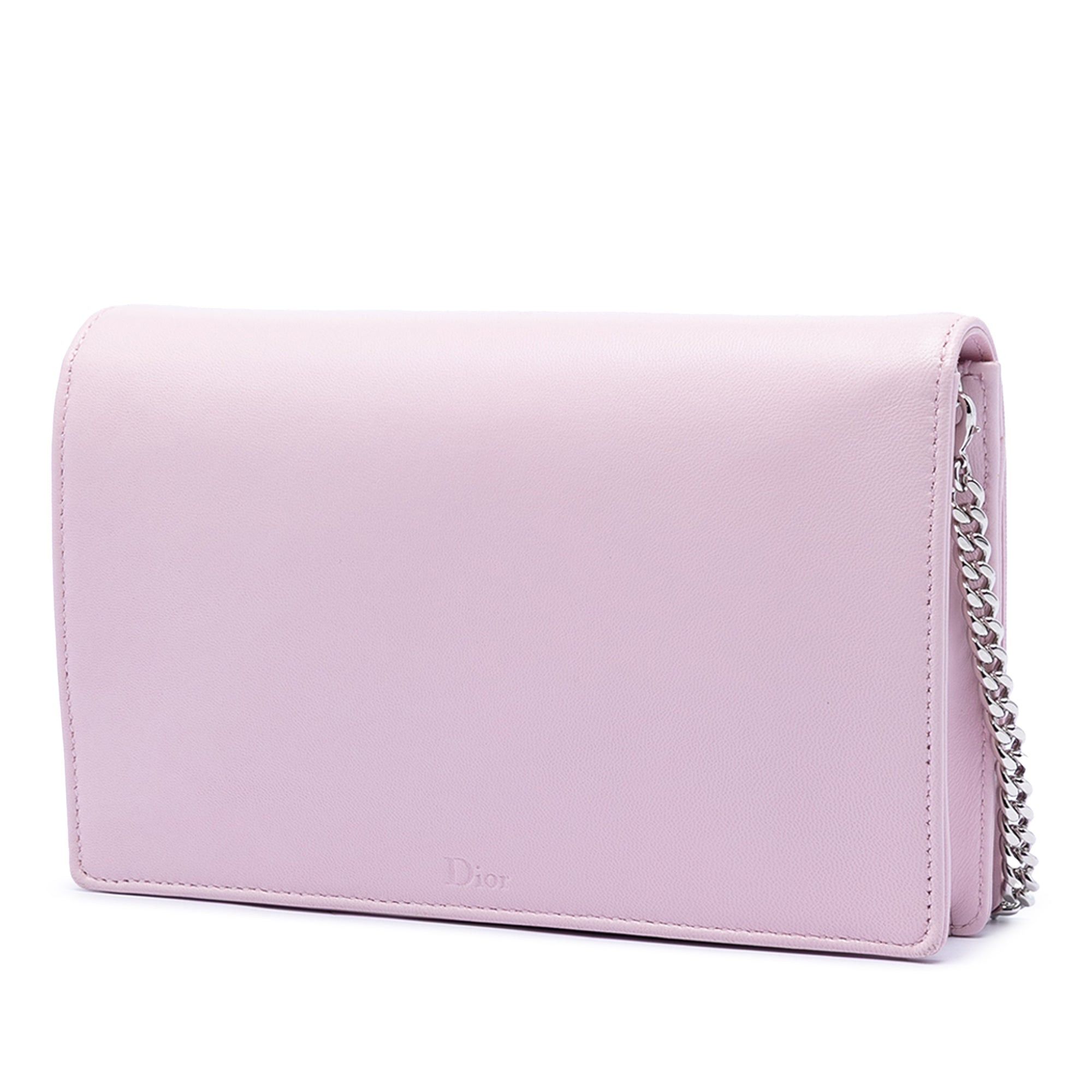 Dior Leather Patch Embroidered Diorama Wallet On Chain Size ONE SIZE - 2 Thumbnail