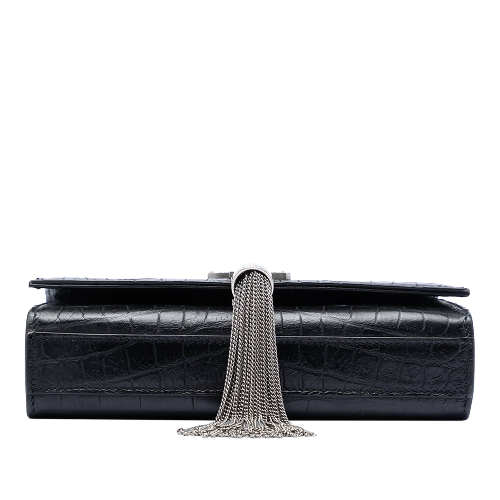 Saint Laurent Paris Small Embossed Kate Tassel Crossbody Bag Size ONE SIZE - 3 Thumbnail