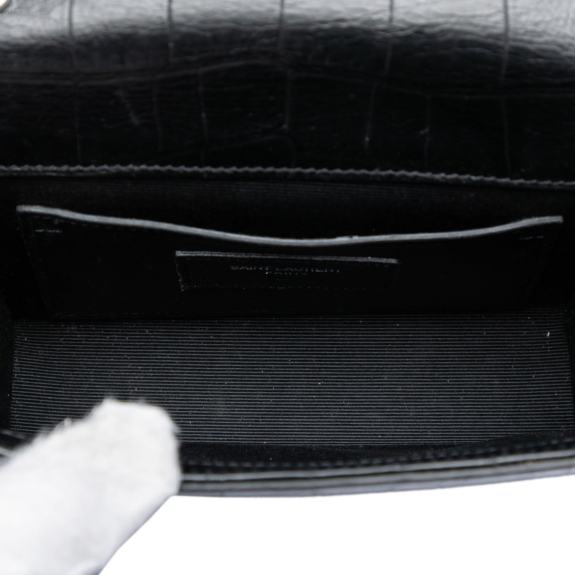 Saint Laurent Paris Small Embossed Kate Tassel Crossbody Bag Size ONE SIZE - 4 Thumbnail