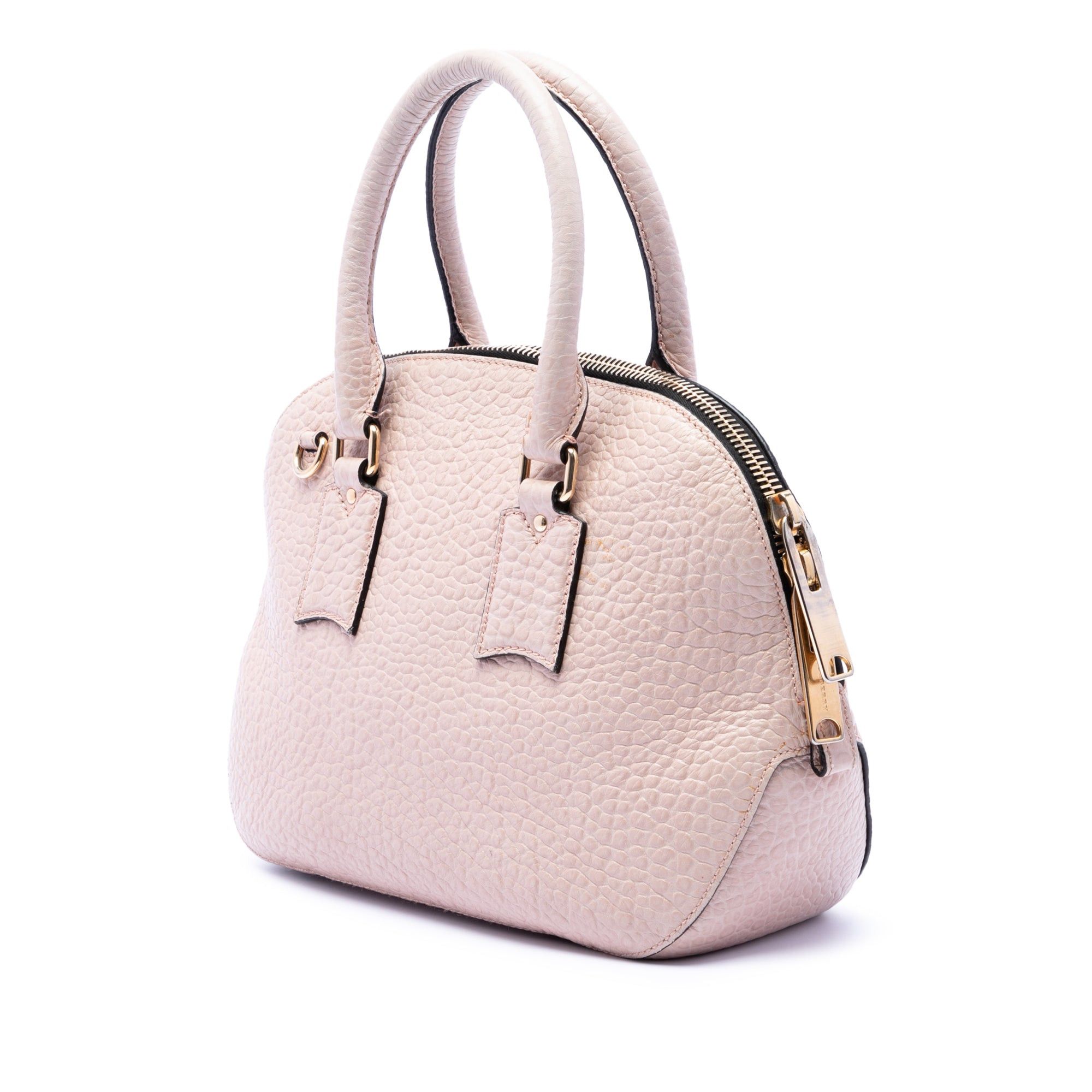 Burberry Small Grained Calfskin Heritage Orchard Bowling Bag Size ONE SIZE - 2 Thumbnail