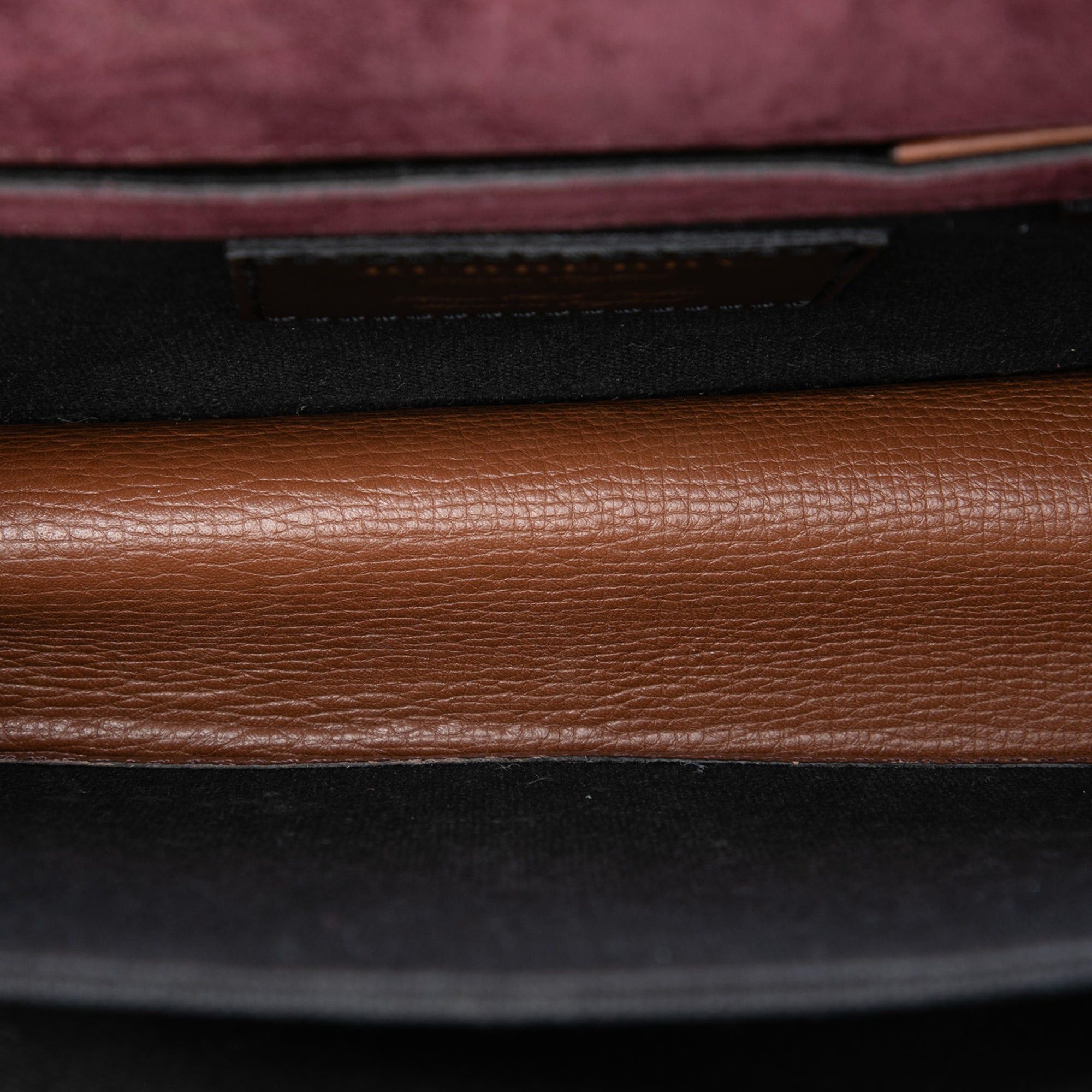 Burberry Small Leather and House Check Canvas Derby Macken Crossbody Size ONE SIZE - 4 Thumbnail