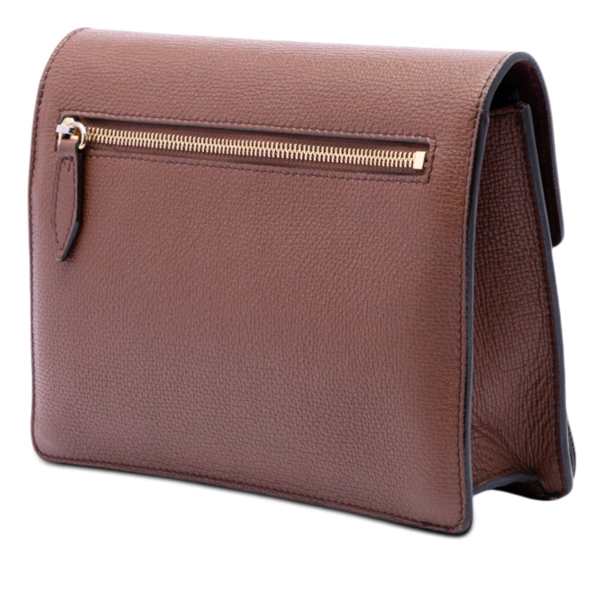 Burberry Small Leather and House Check Canvas Derby Macken Crossbody Size ONE SIZE - 2 Thumbnail