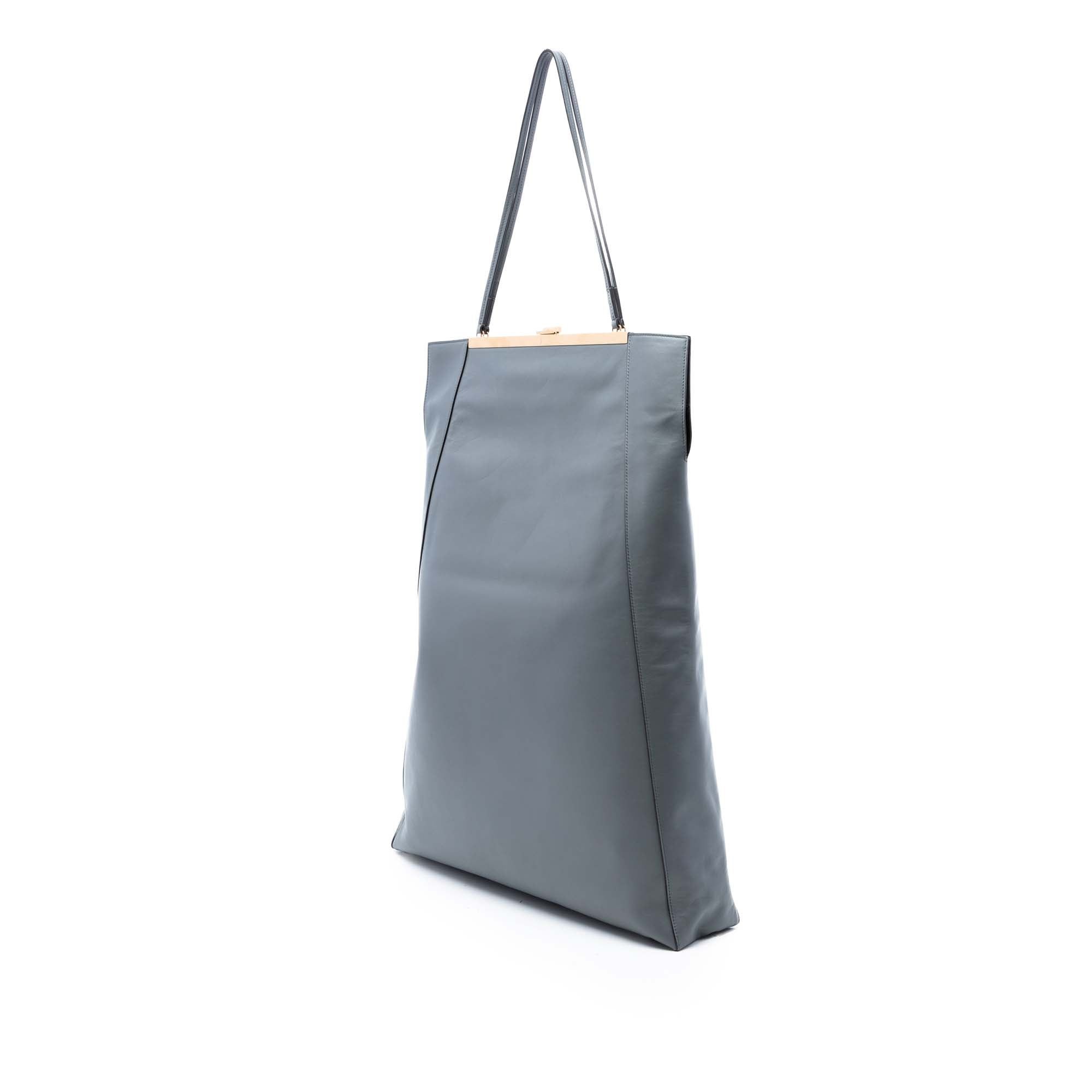 Celine Smooth Calfskin Clasp Cabas Tote Size ONE SIZE - 2 Thumbnail