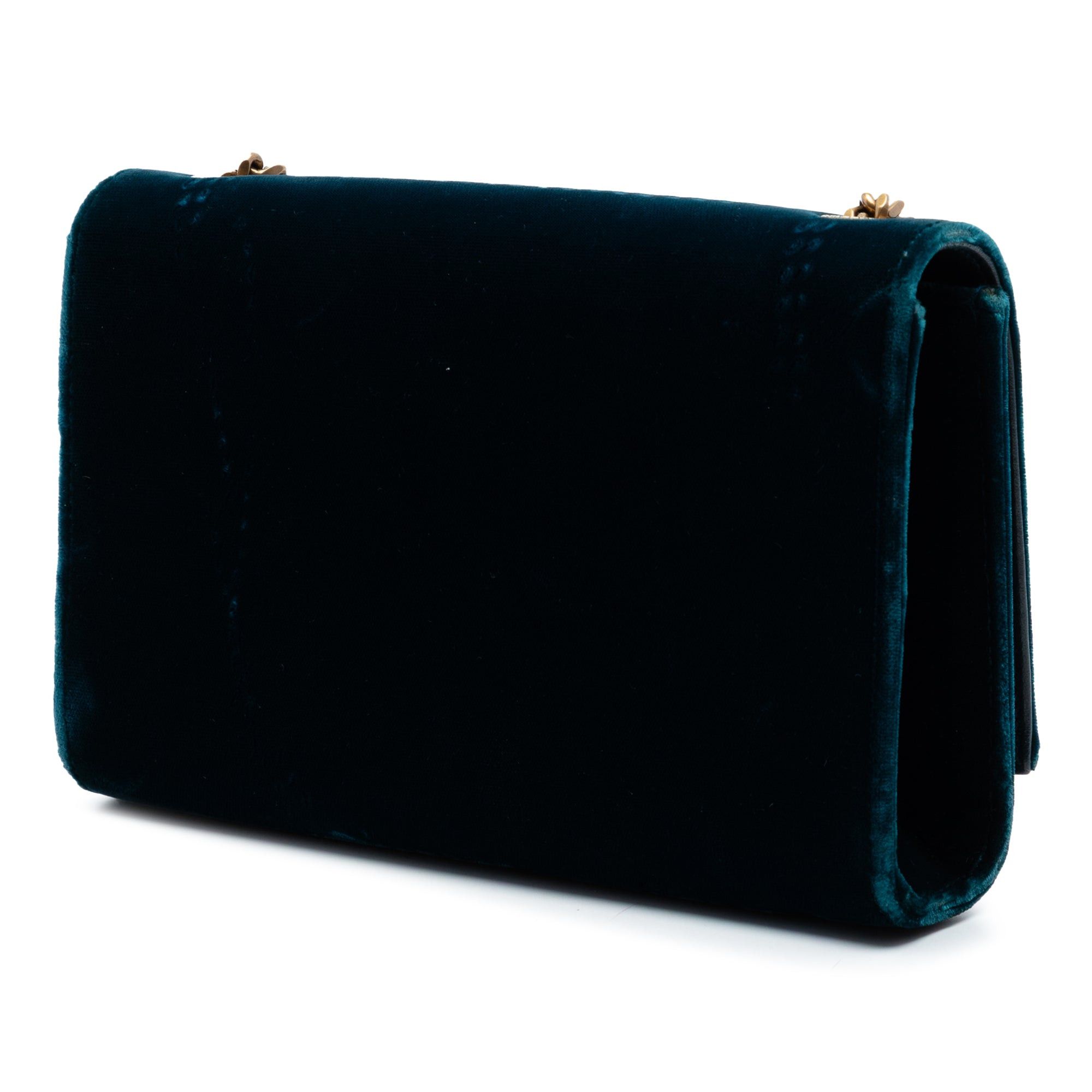 Saint Laurent Paris Small Velvet Monogram Kate Tassel Crossbody Size ONE SIZE - 2 Thumbnail
