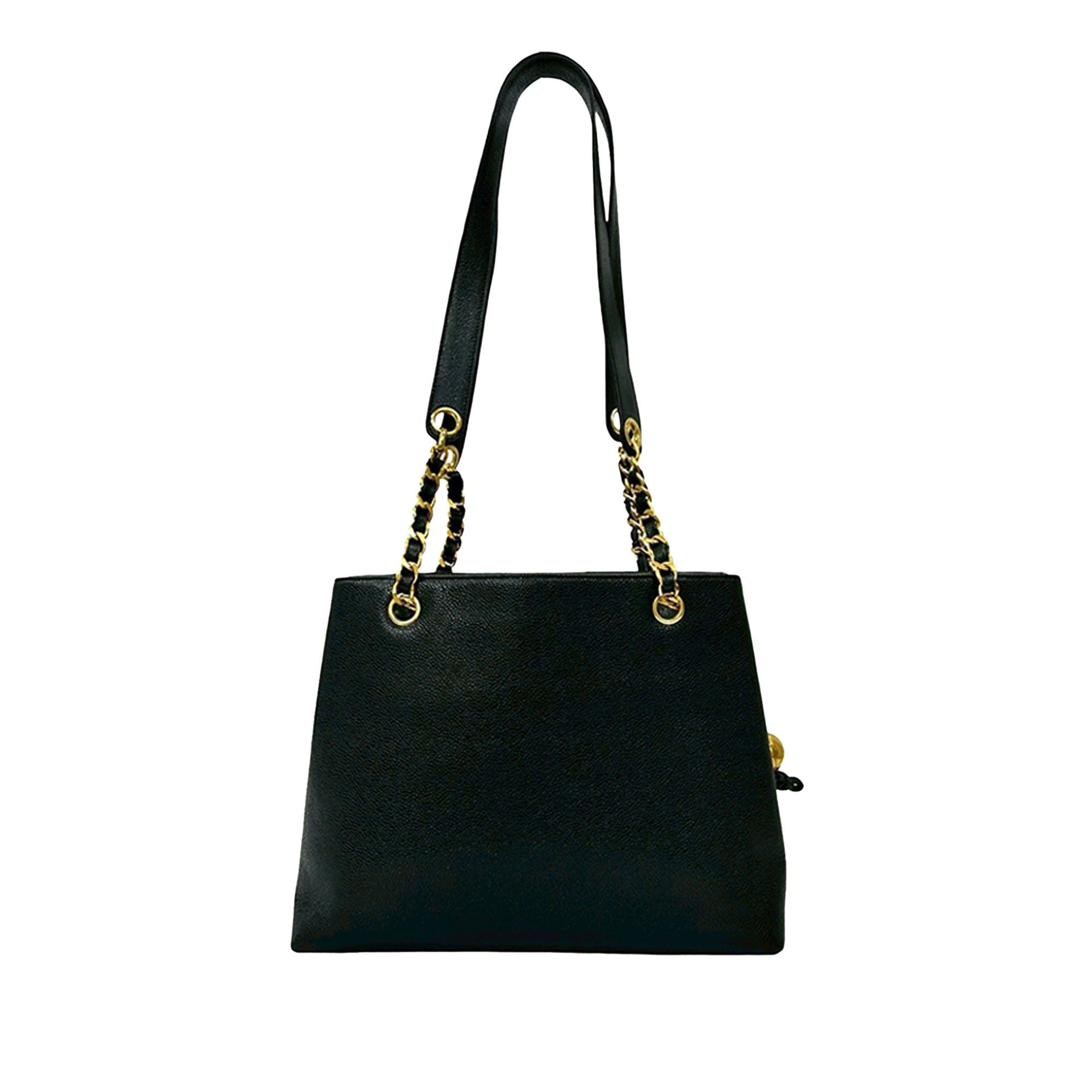 Chanel CC Caviar Front Pocket Chain Tote Size ONE SIZE - 2 Thumbnail