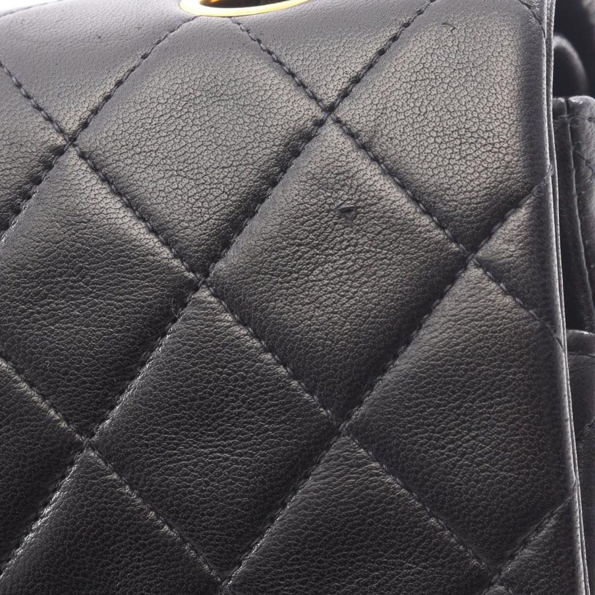Chanel Medium Classic Lambskin Double Flap Size ONE SIZE - 11 Thumbnail