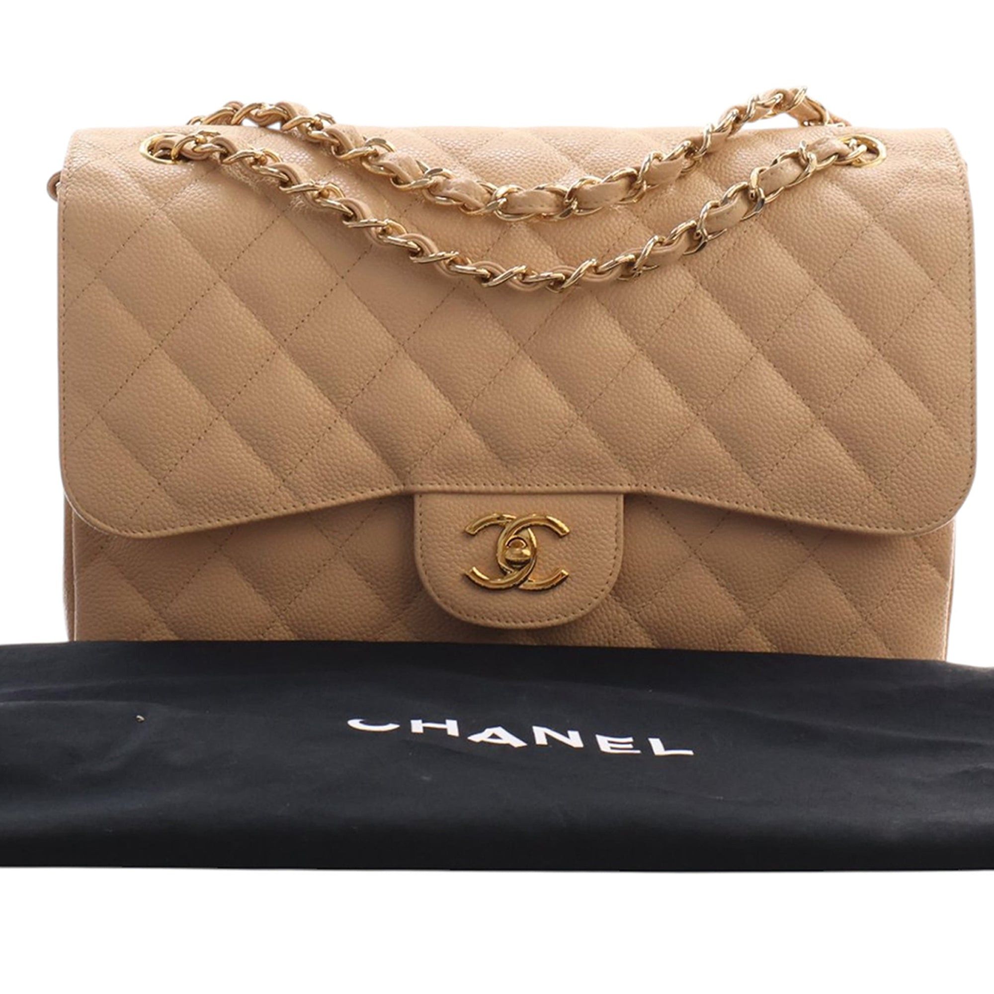 Chanel Jumbo Classic Caviar Double Flap Size ONE SIZE - 15 Thumbnail