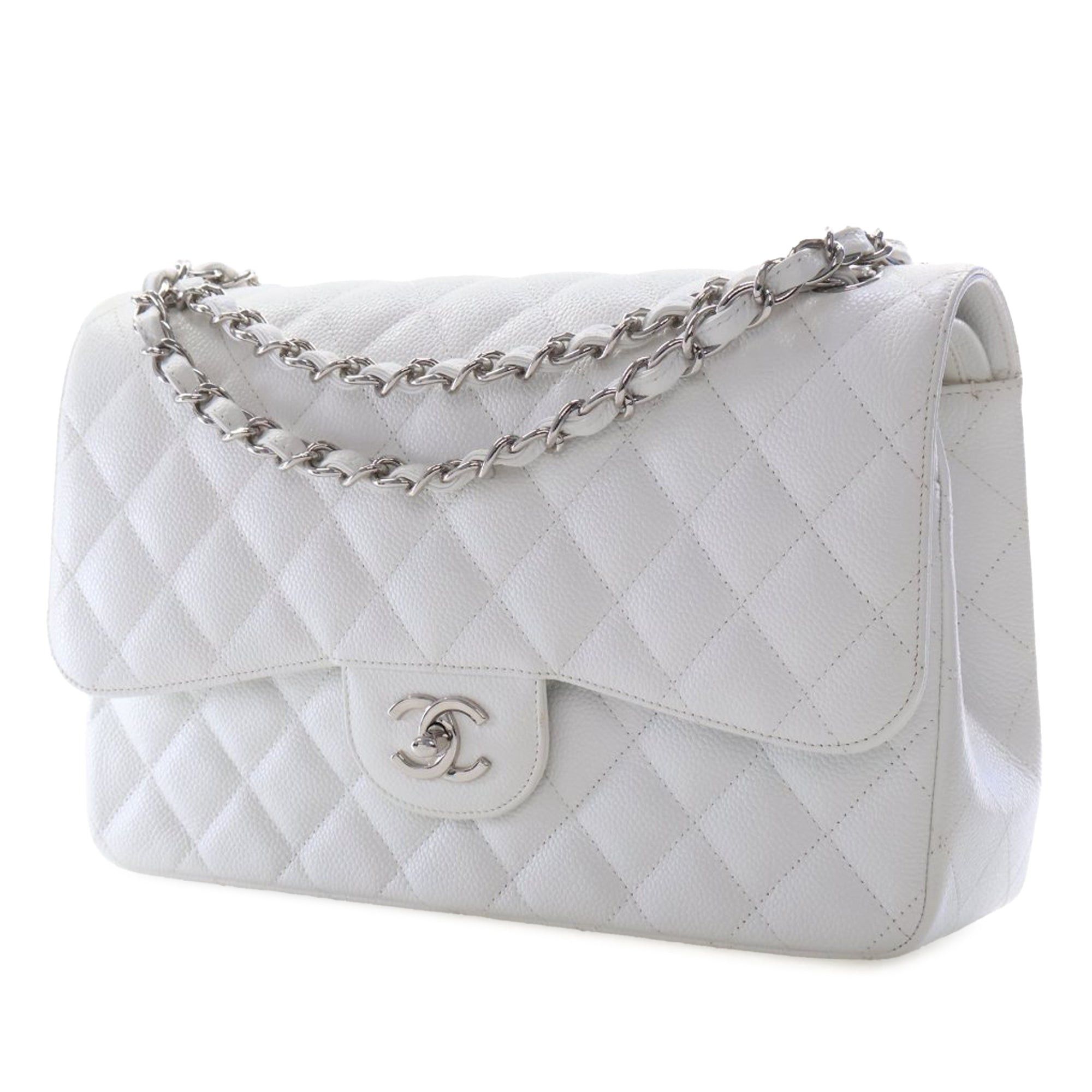 Chanel Jumbo Classic Caviar Double Flap Size ONE SIZE - 6 Thumbnail