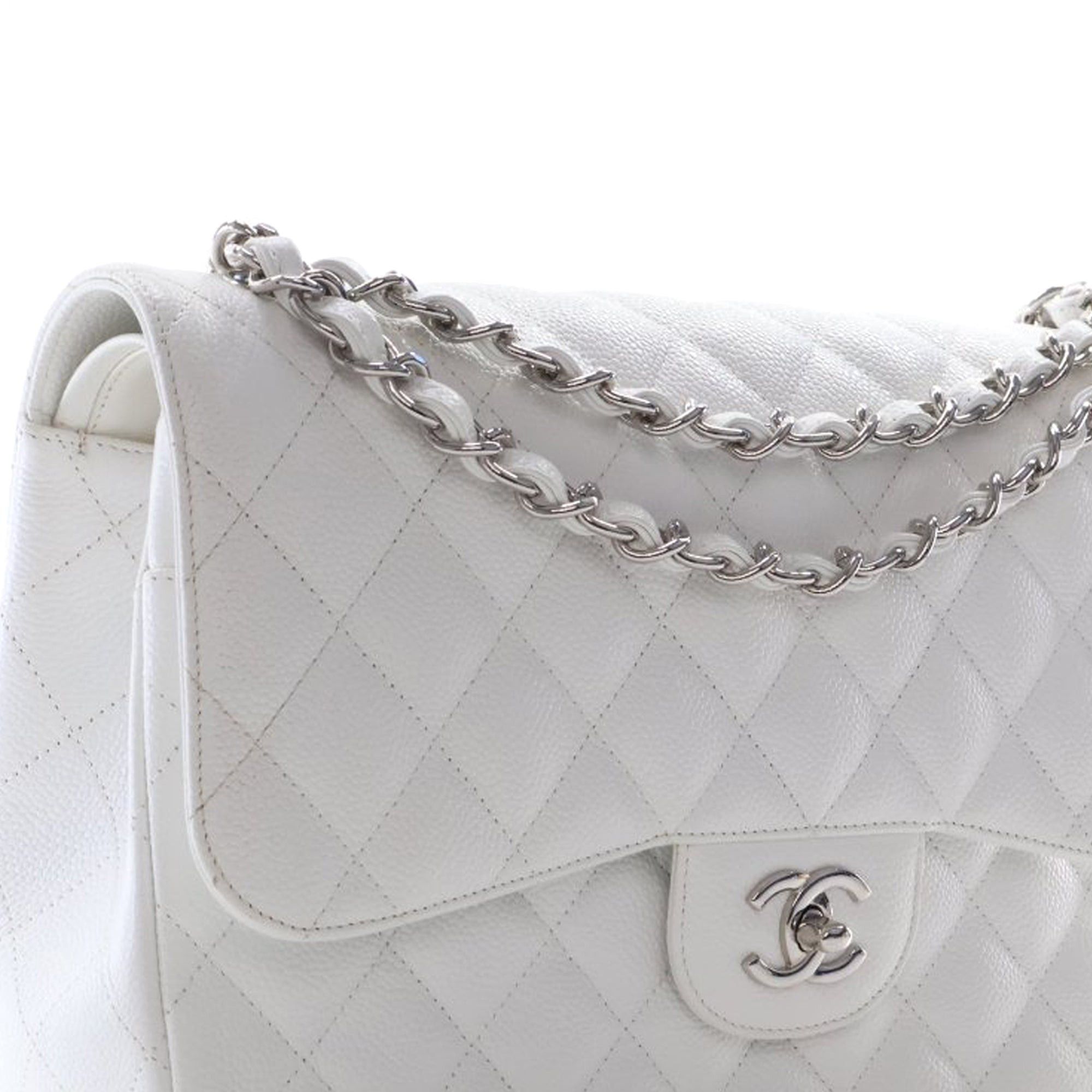 Chanel Jumbo Classic Caviar Double Flap Size ONE SIZE - 7 Thumbnail