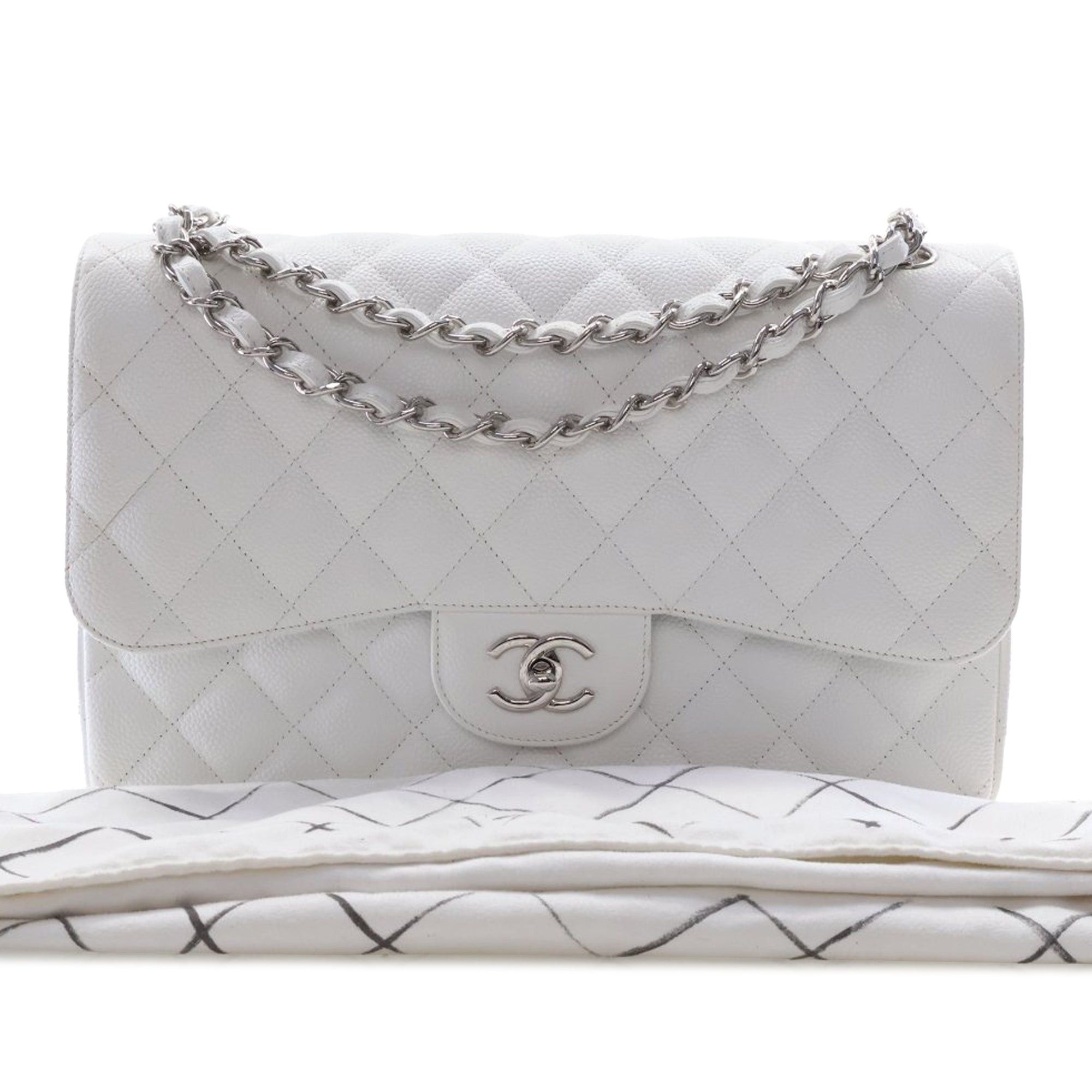 Chanel Jumbo Classic Caviar Double Flap Size ONE SIZE - 15 Thumbnail