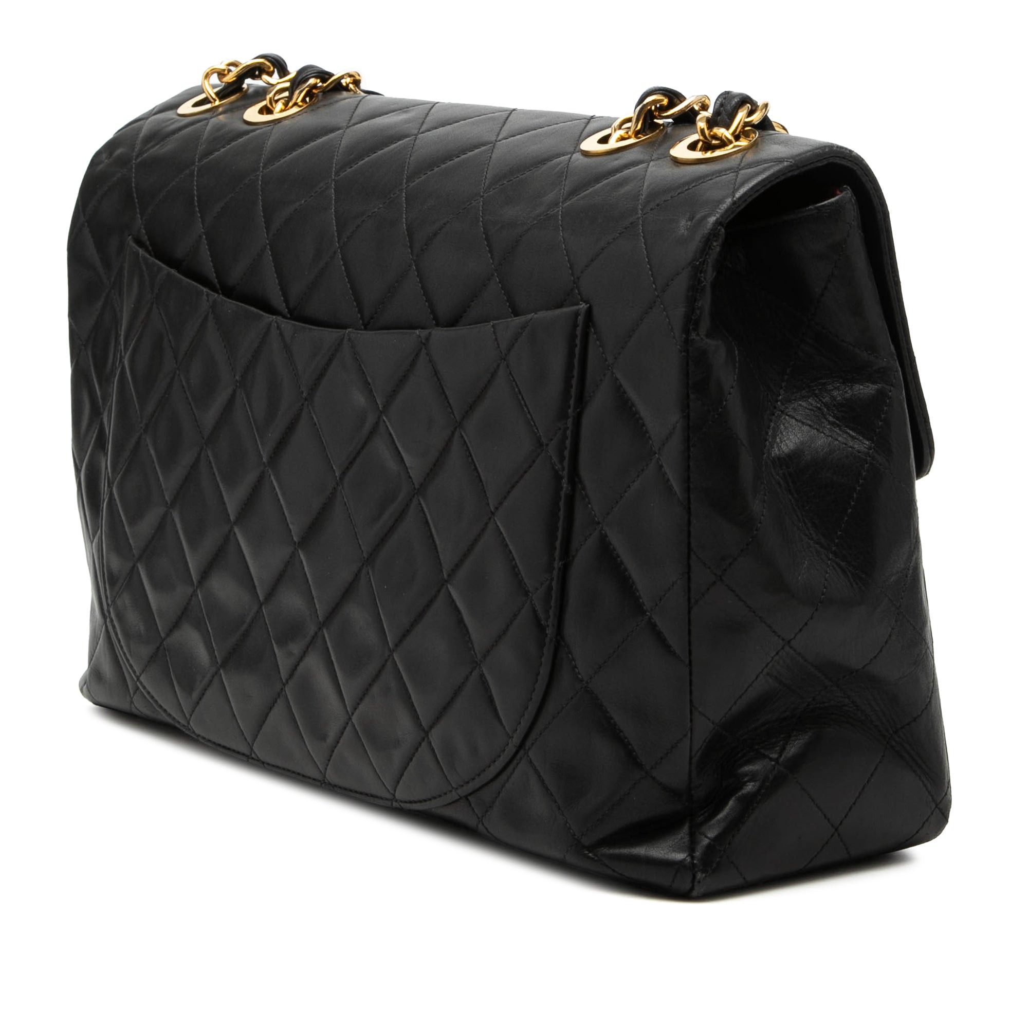 Chanel Maxi XL Classic Lambskin Single Flap Size ONE SIZE - 2 Thumbnail
