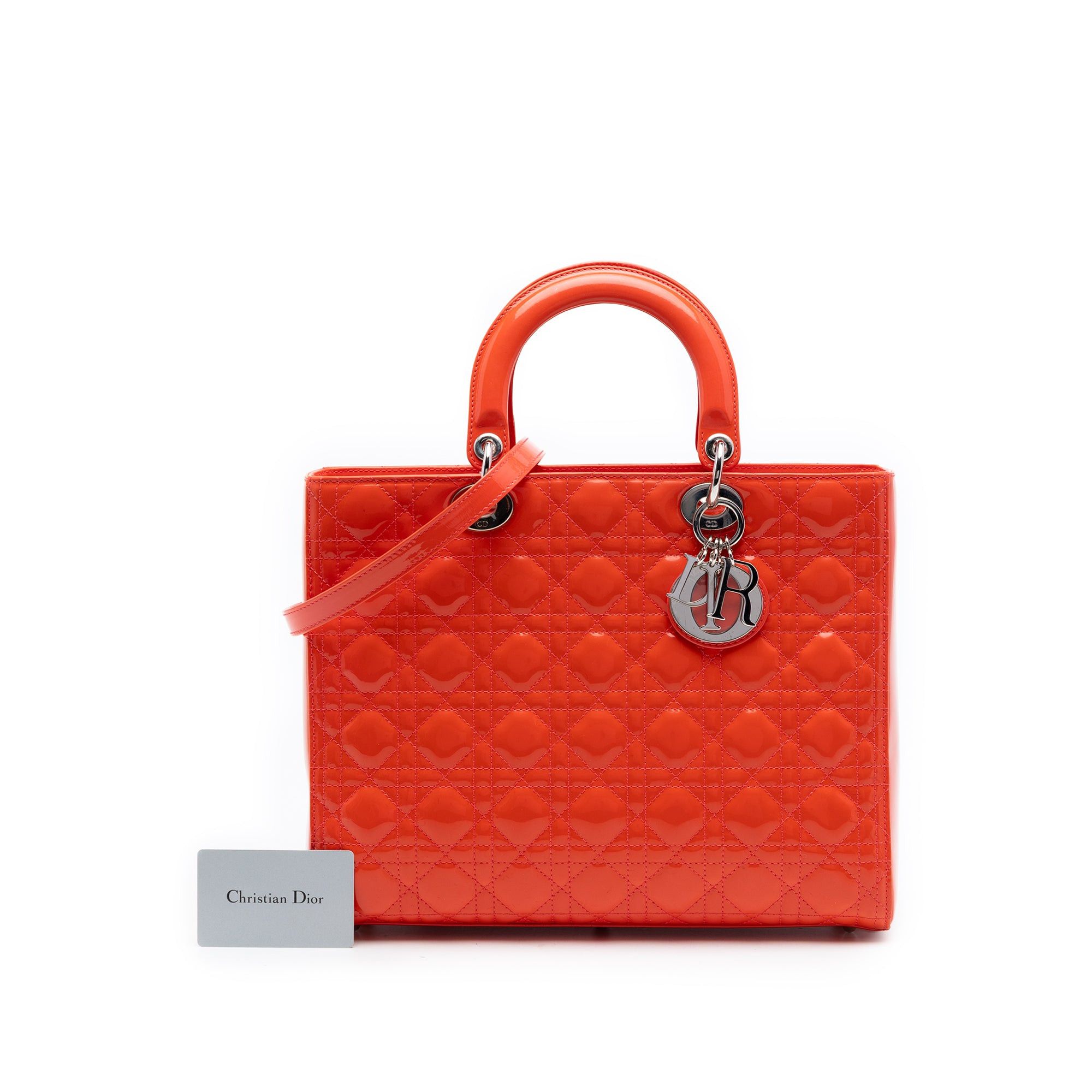 Dior Large Patent Cannage Lady Dior Size ONE SIZE - 7 Thumbnail
