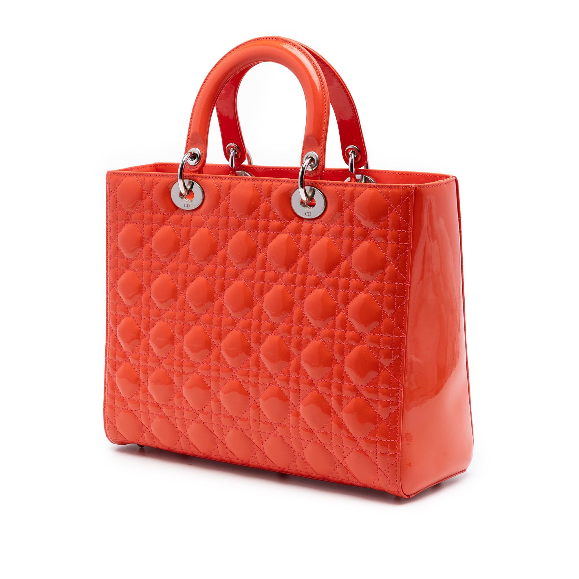Dior Large Patent Cannage Lady Dior Size ONE SIZE - 2 Thumbnail