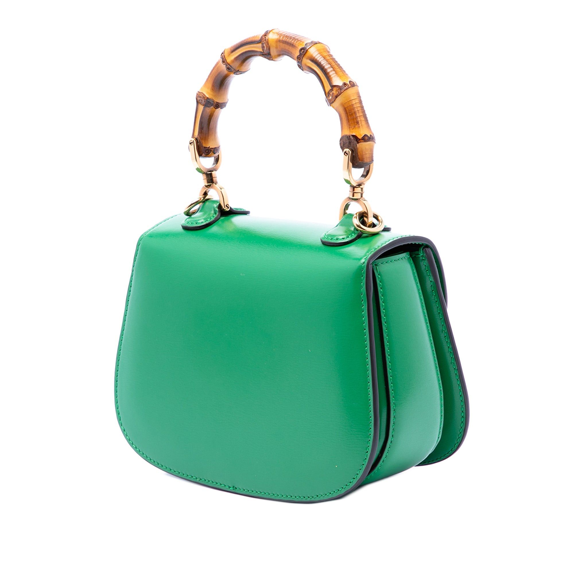 Gucci Mini Calfskin 1947 Bamboo Top Handle Bag Size ONE SIZE - 3 Thumbnail