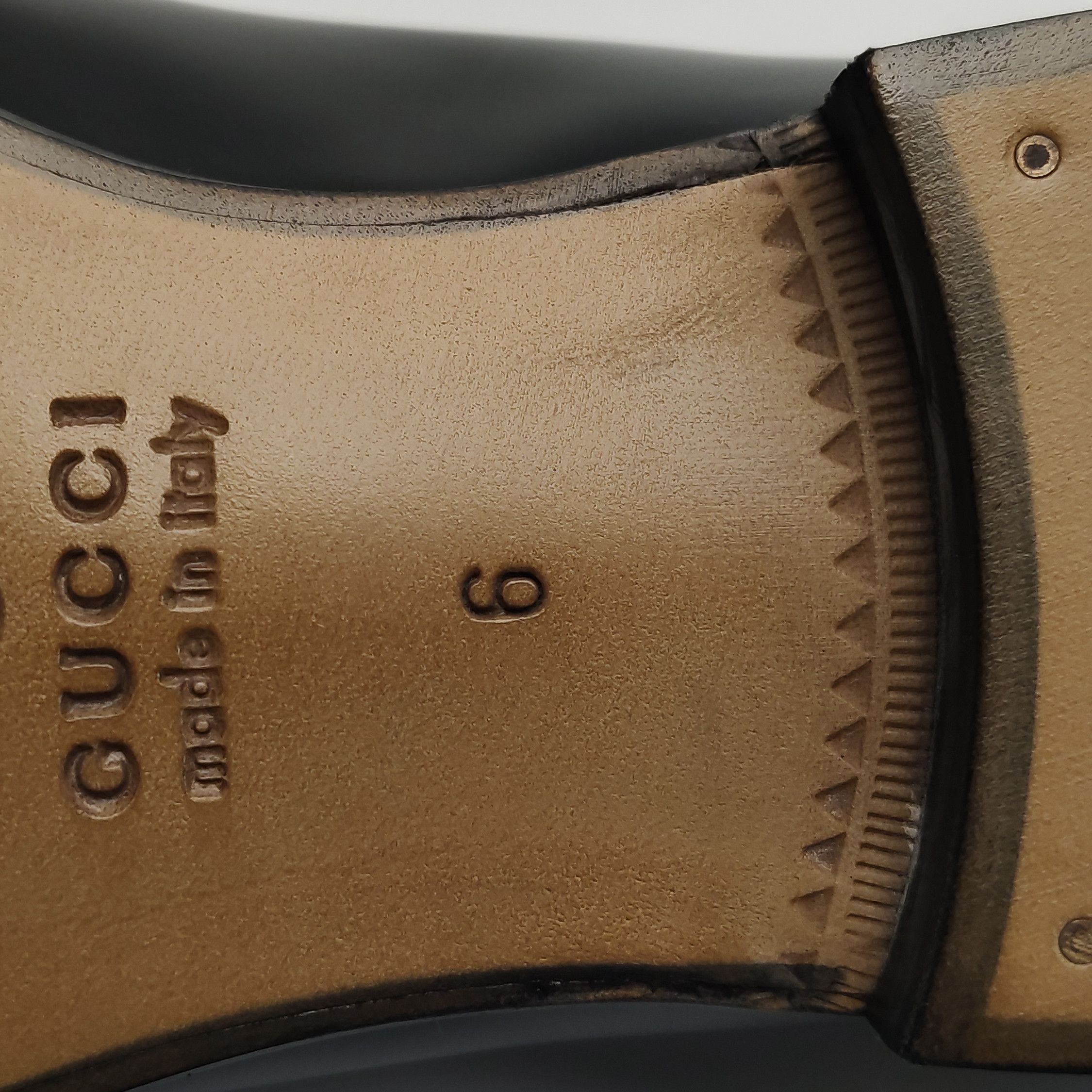 Gucci Gucci Men 7 Leather Size US 7 / EU 40 - 10 Thumbnail