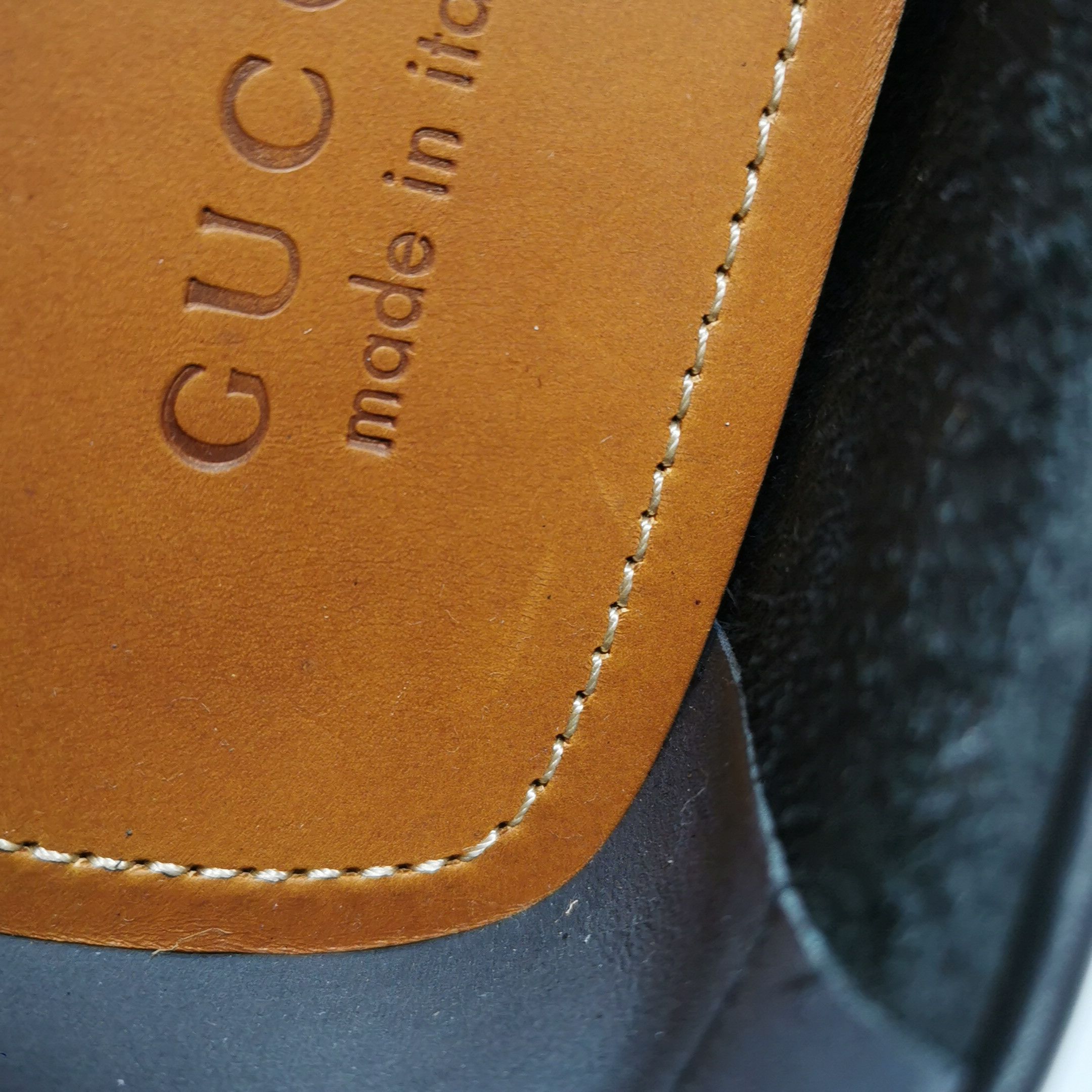 Gucci Gucci Men 12.5 Leather Size US 12.5 / EU 45-46 - 10 Thumbnail
