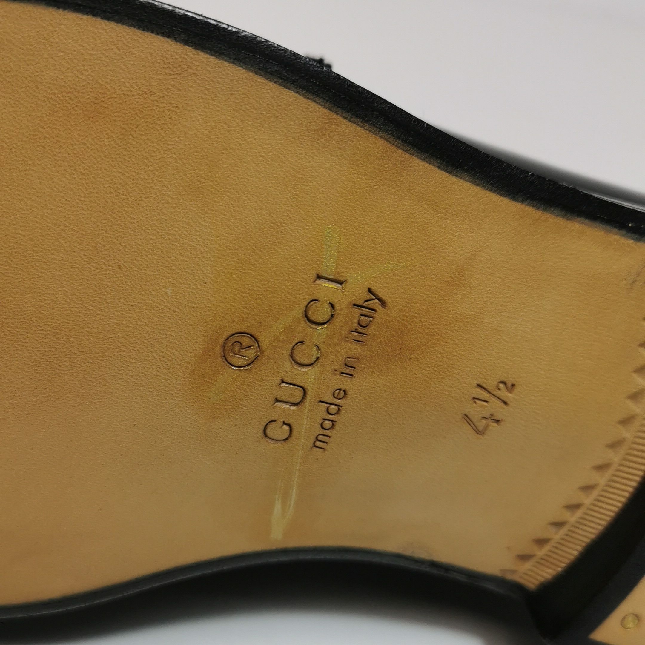 Gucci Gucci Men 5.5 Leather Size US 5.5 / EU 38 - 11 Thumbnail